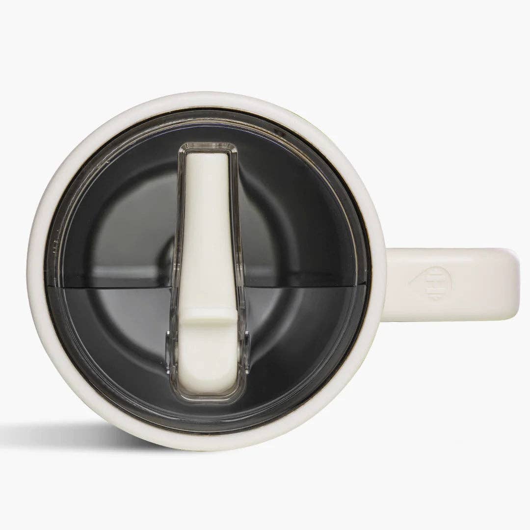 Cream HydroJug 40 oz Traveler Tumbler: Cream