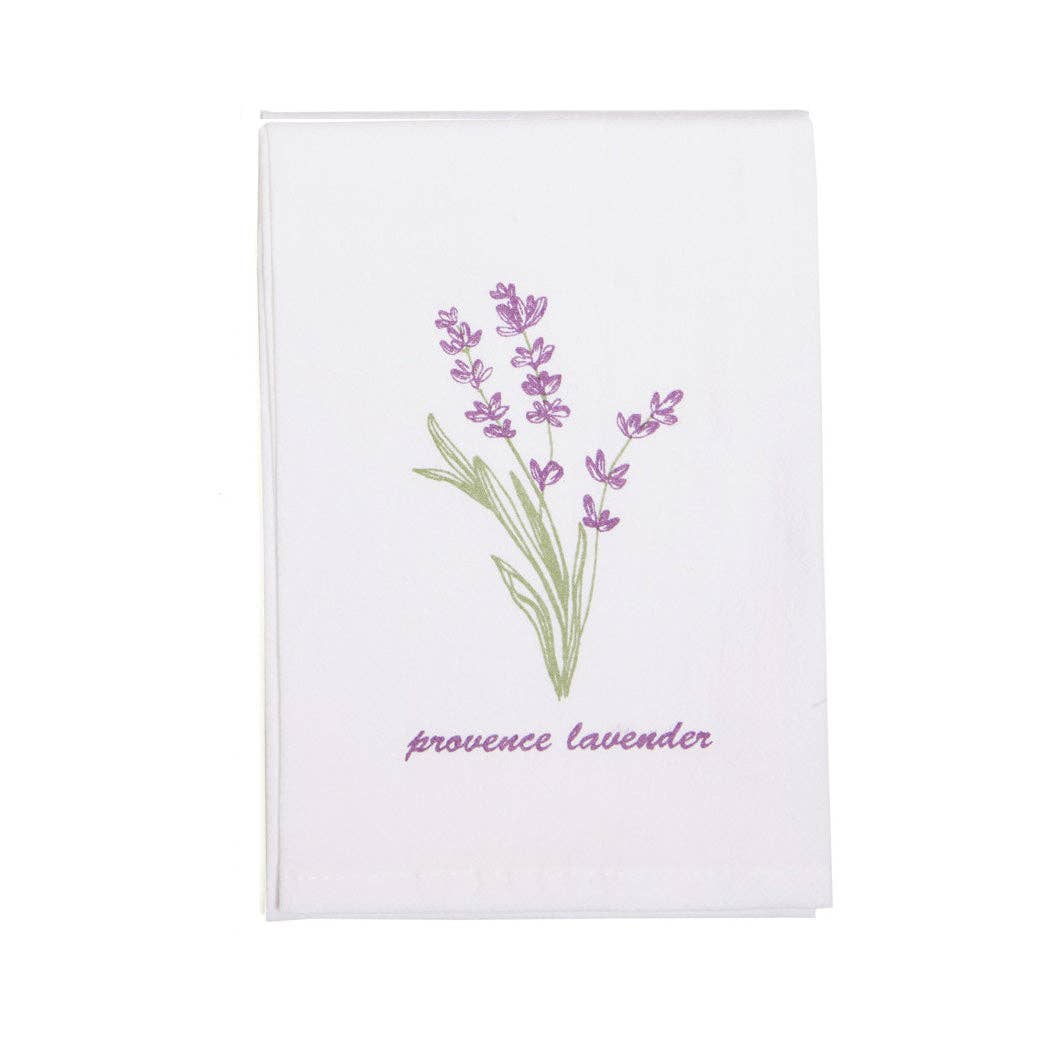 Lavender Towel – 100% Cotton, 4 Designs, 15.7"x23.6": Provence Lavender