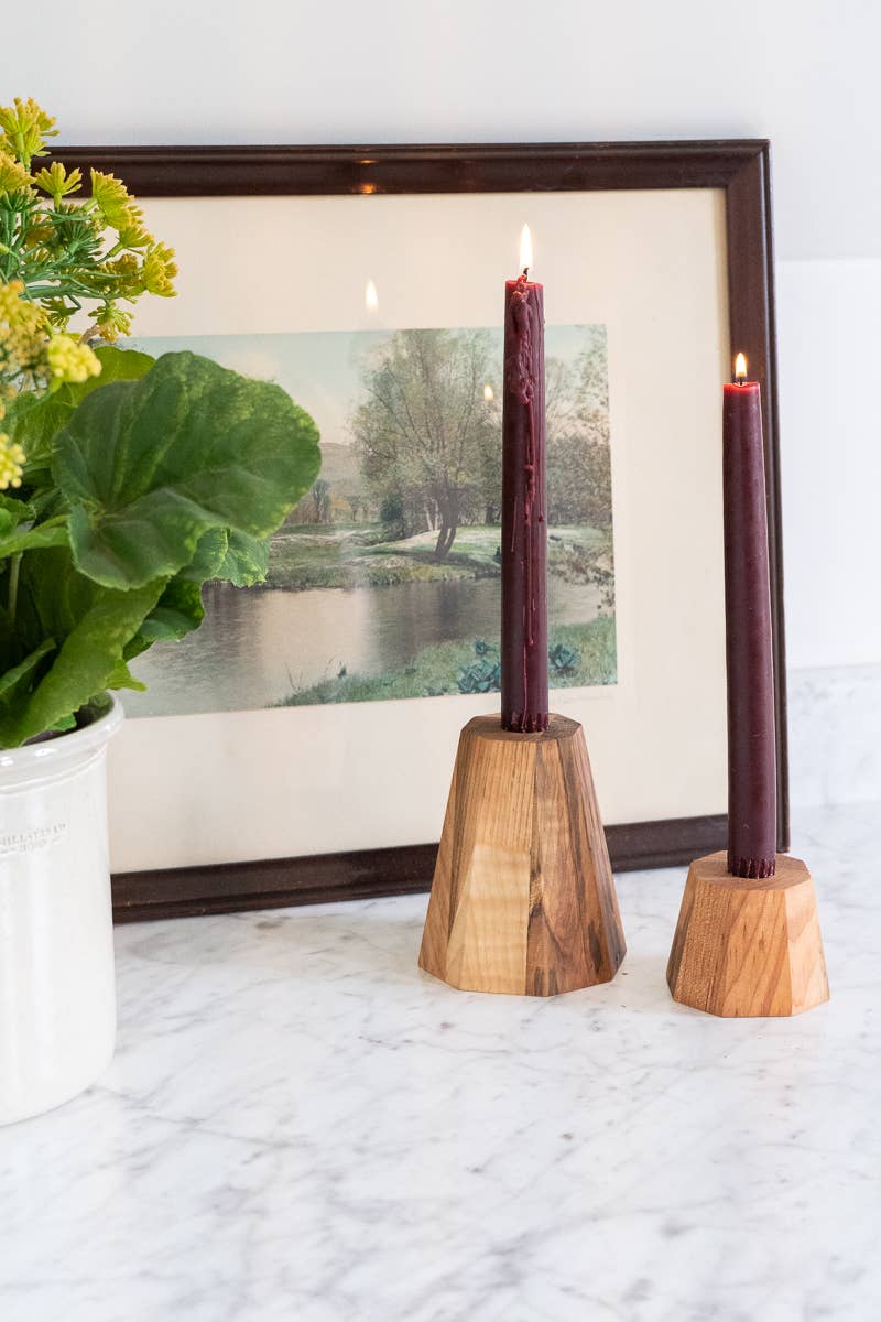 Millstream Home - The Reversible Wooden Candle Holder