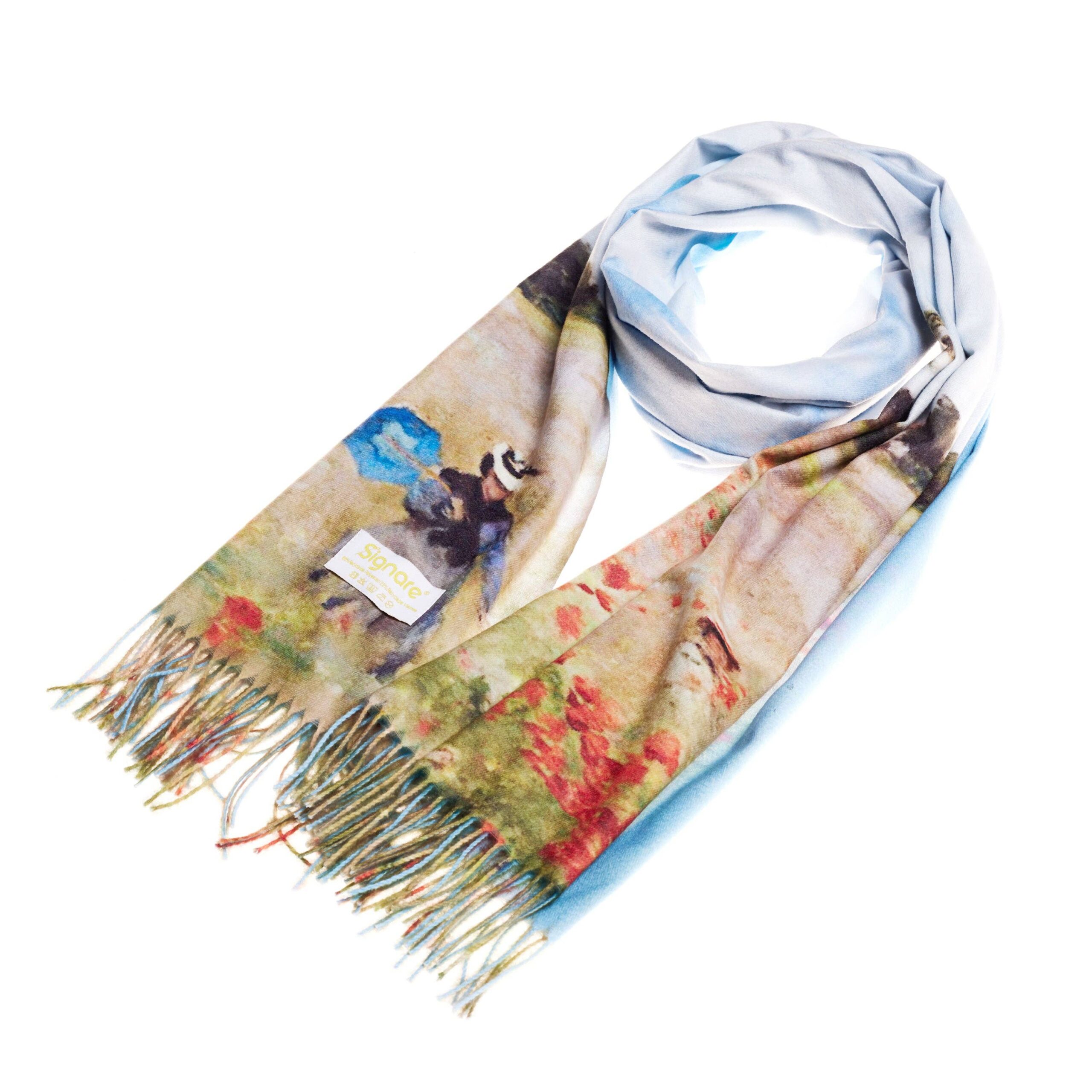 Claude Monet Poppy Field - Art Pashmina - Image 2