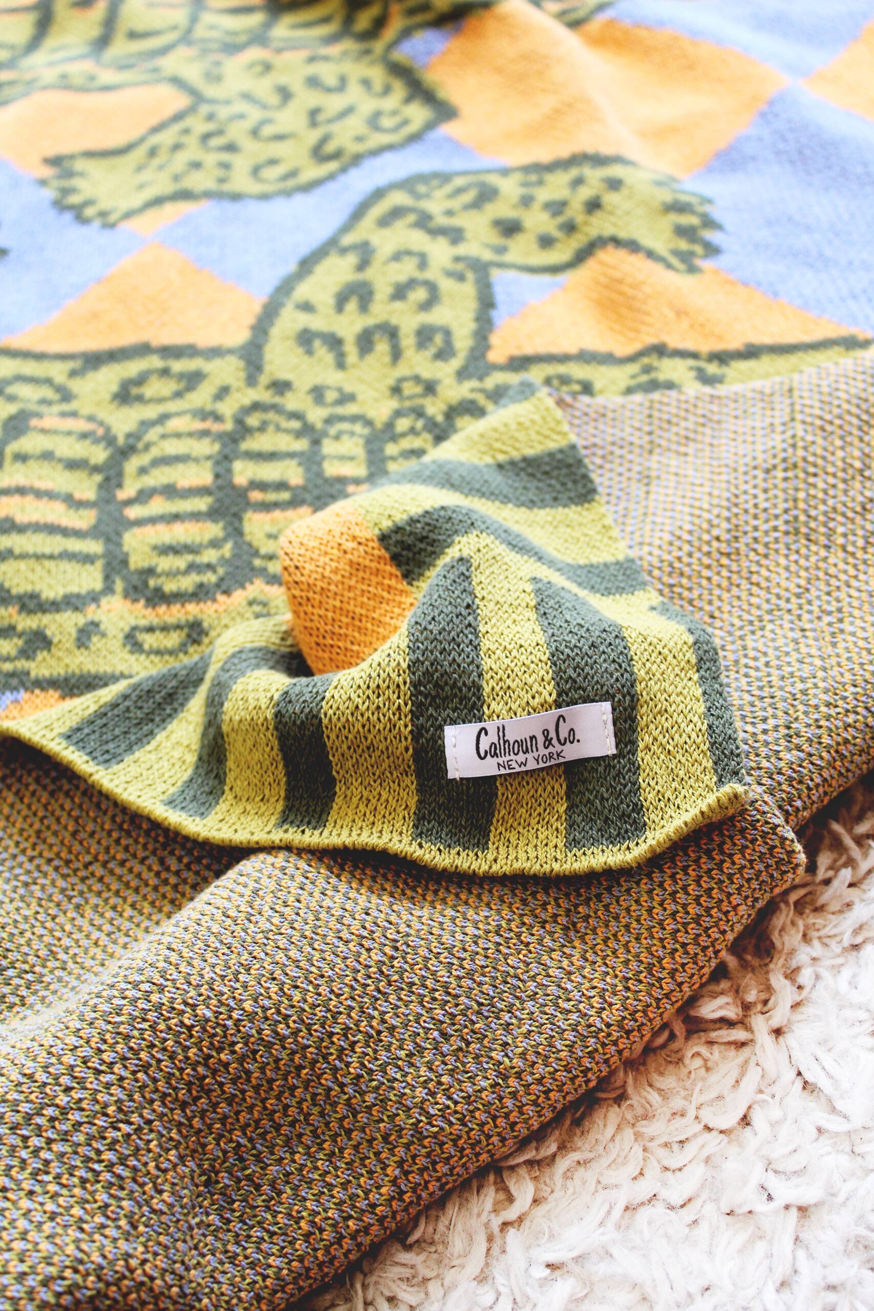Calhoun & Co. - Alligator Patio Knit Throw Blanket - Image 3