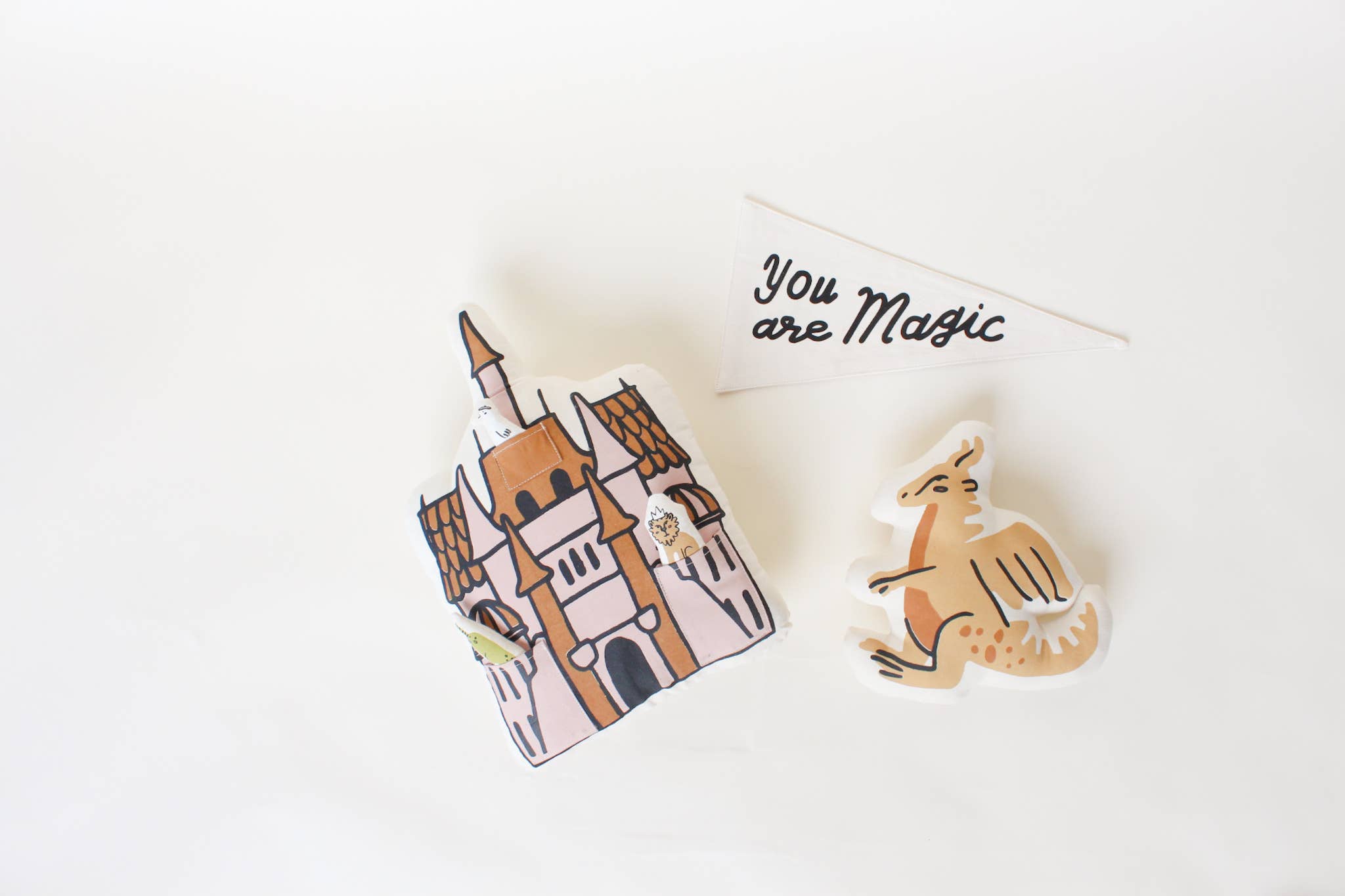 Imani + KIDS by Imani Collective - Interactive Castle Pillow - Canvas Material - Image 4