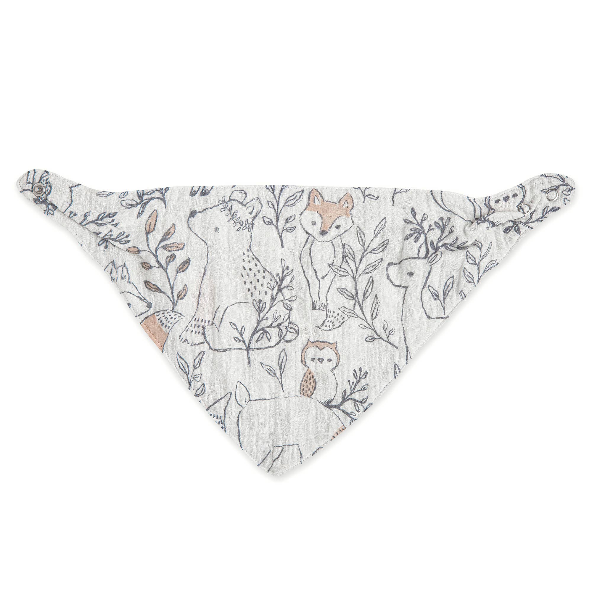 Crane Baby - Ezra 3-Pc. Muslin Bib Set - Image 4