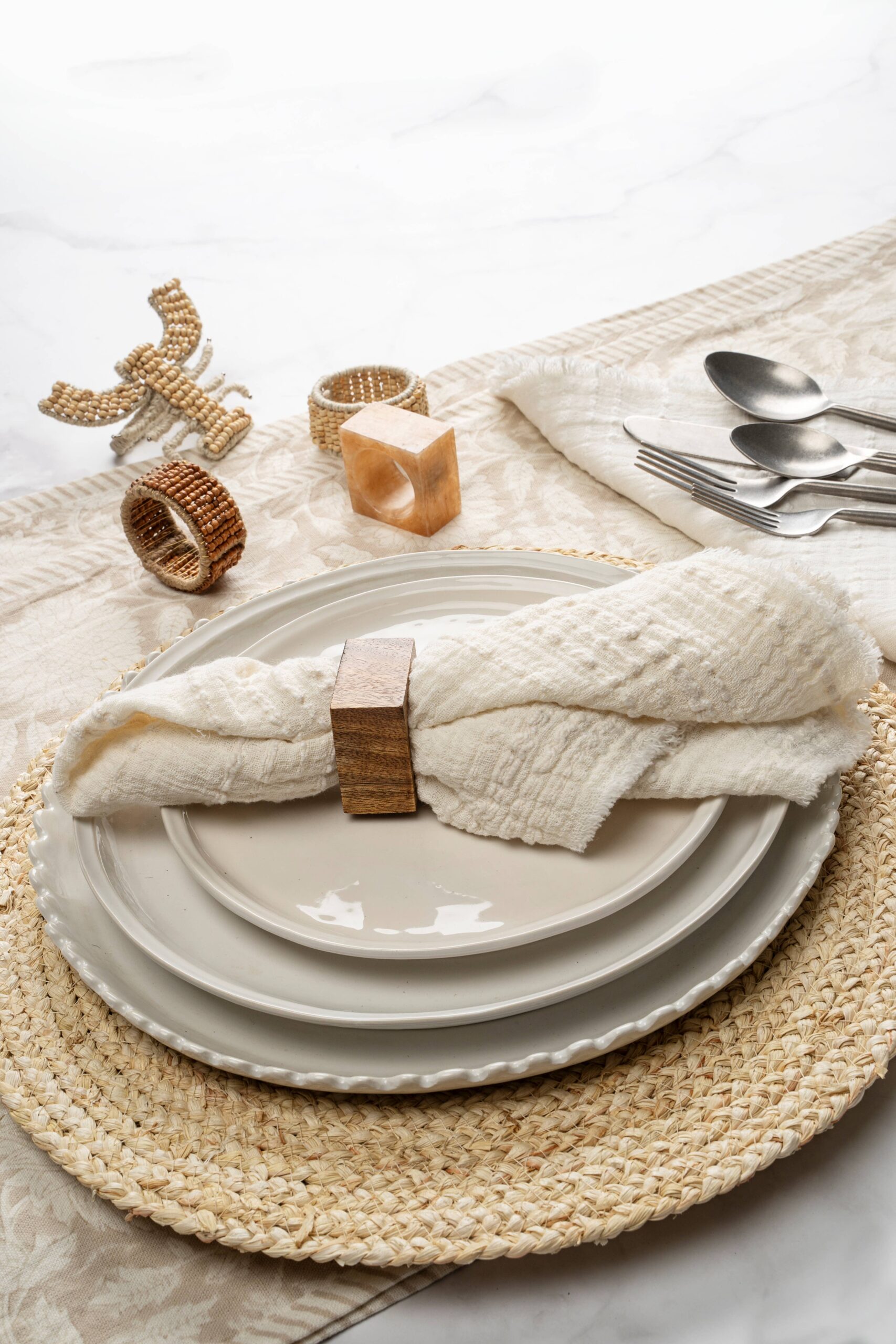 Resin Napkin Ring Amber - Image 2