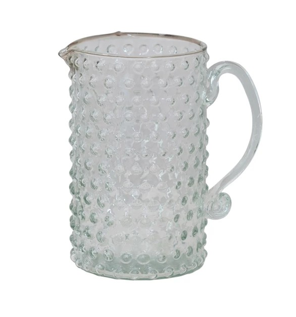 8 oz. Recycled Glass Hobnail Creamer