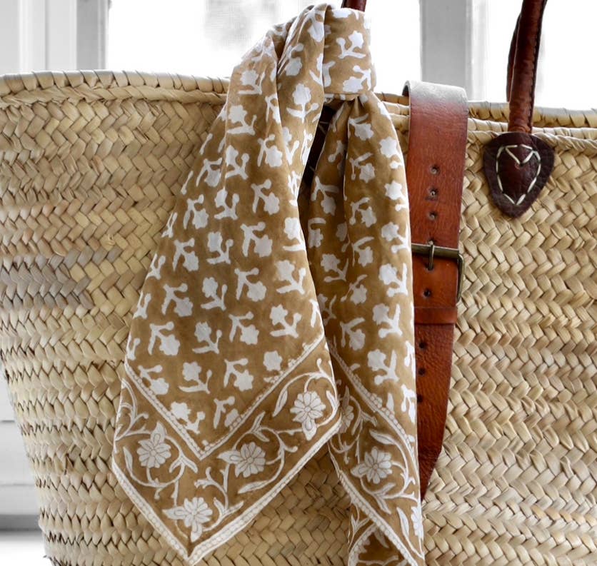 Pacific & Rose Textiles - Bandana Charlotte Caramel - Image 3