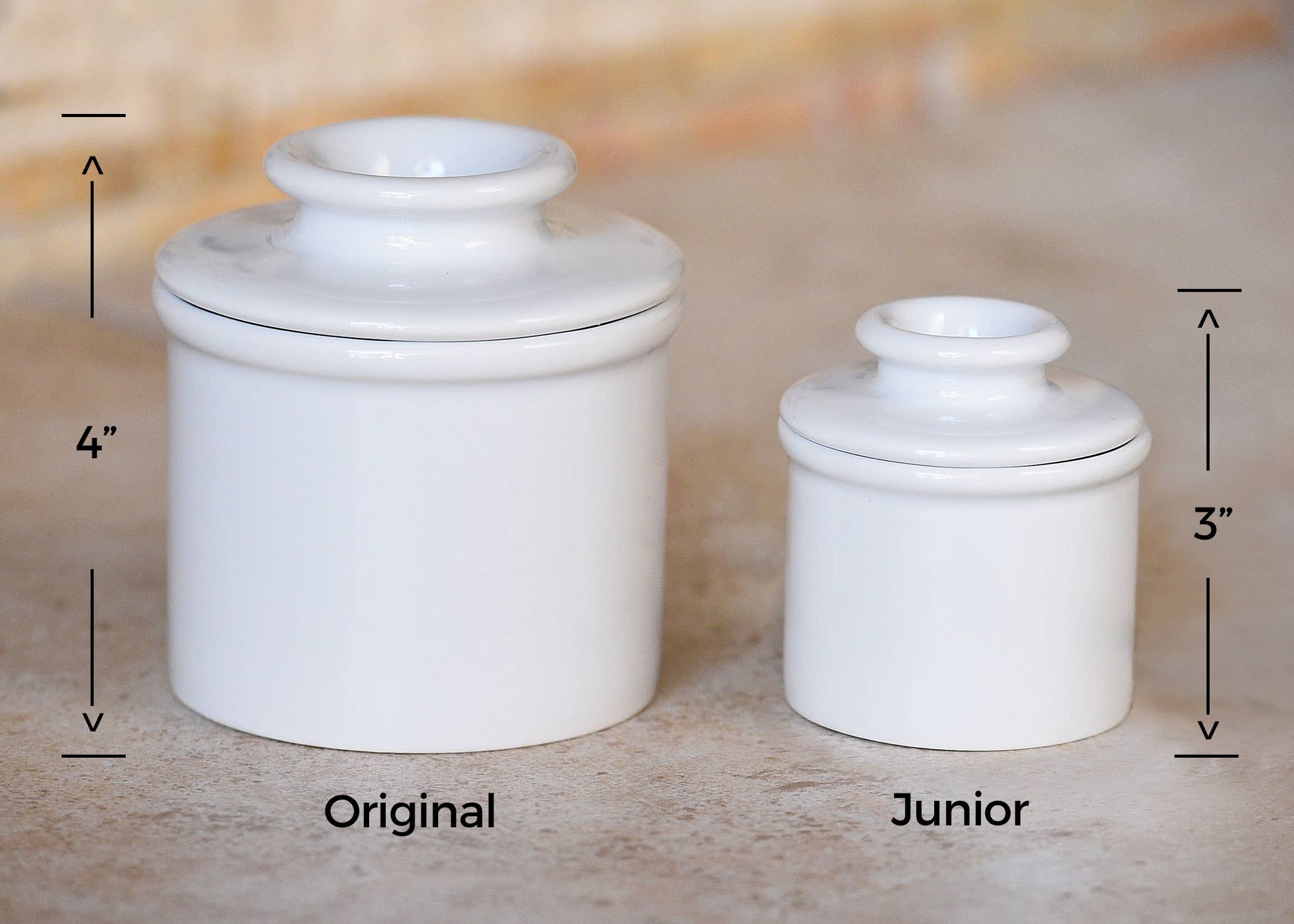 White (Junior) Petit Butter Bell® Crock - Image 3