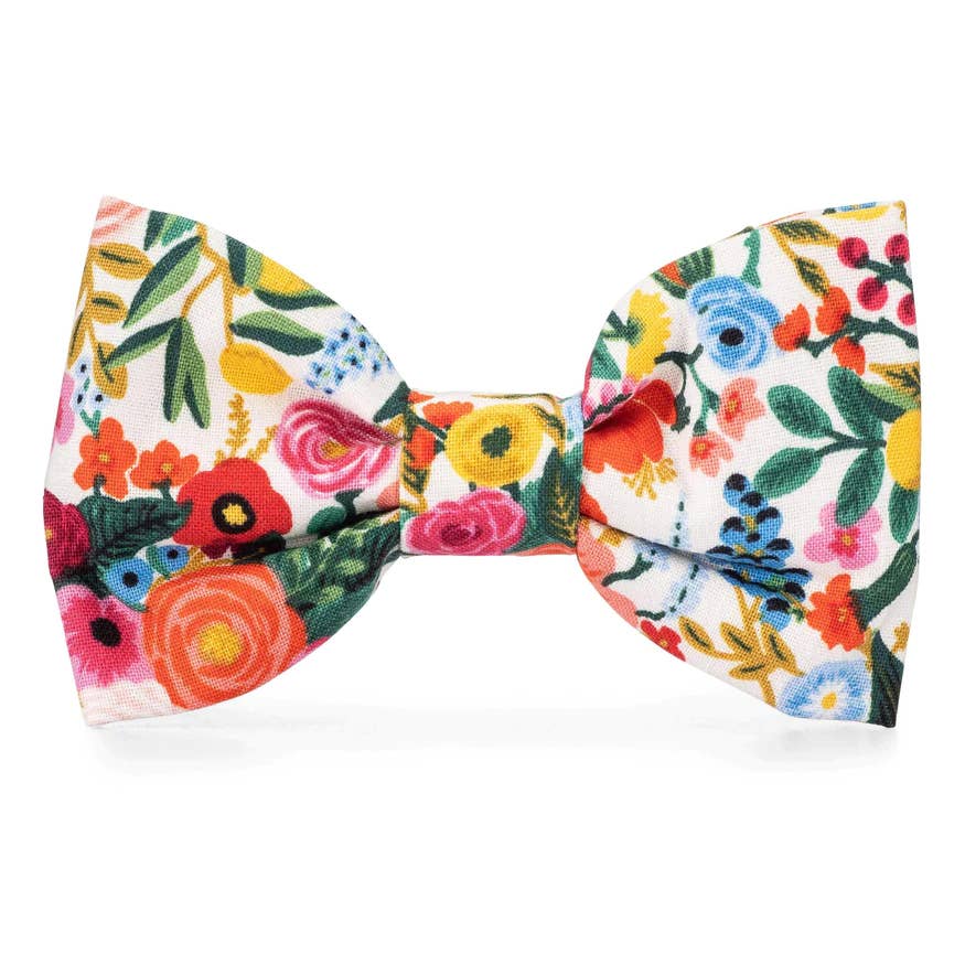 Rifle Paper Co. x TFD Garden Party Dog Bow Tie: Large