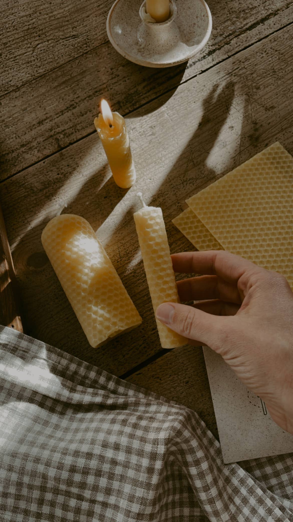 Goldrick Natural Living - Beeswax Candle Making Kit - Image 2