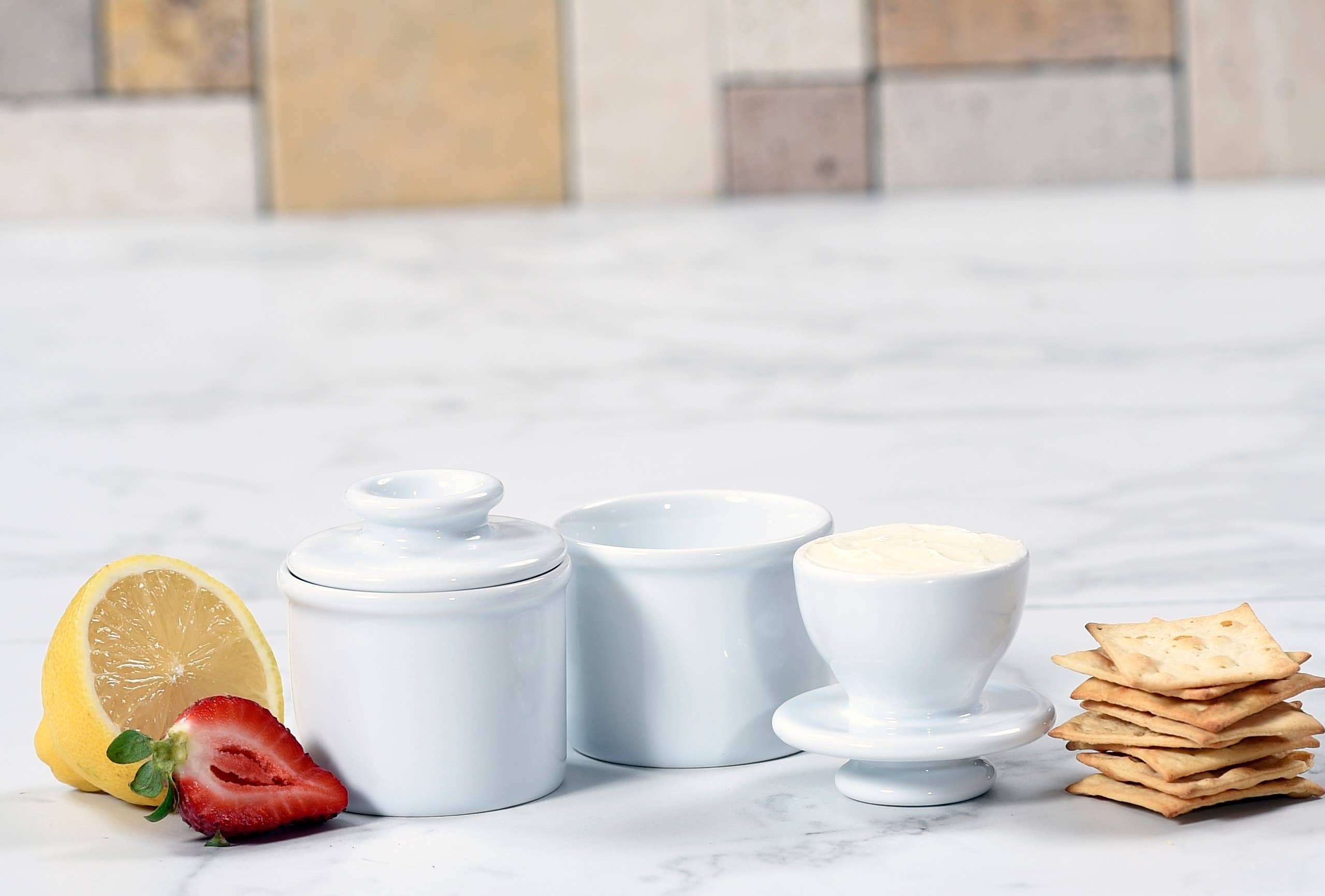 White (Junior) Petit Butter Bell® Crock - Image 4