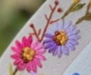 Summer Floral Embroidered Headband 1