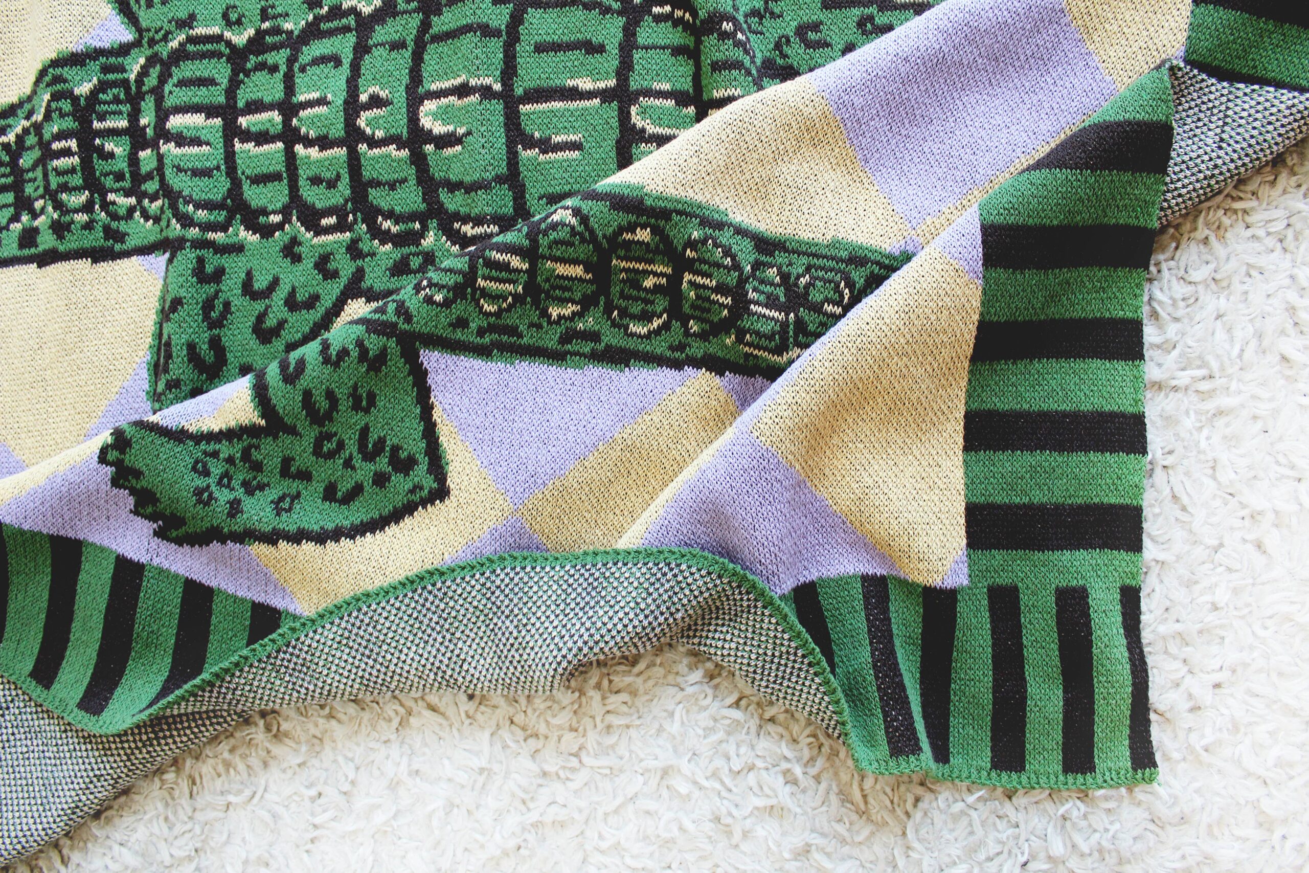 Calhoun & Co. - Alligator Patio Knit Throw Blanket - Image 4