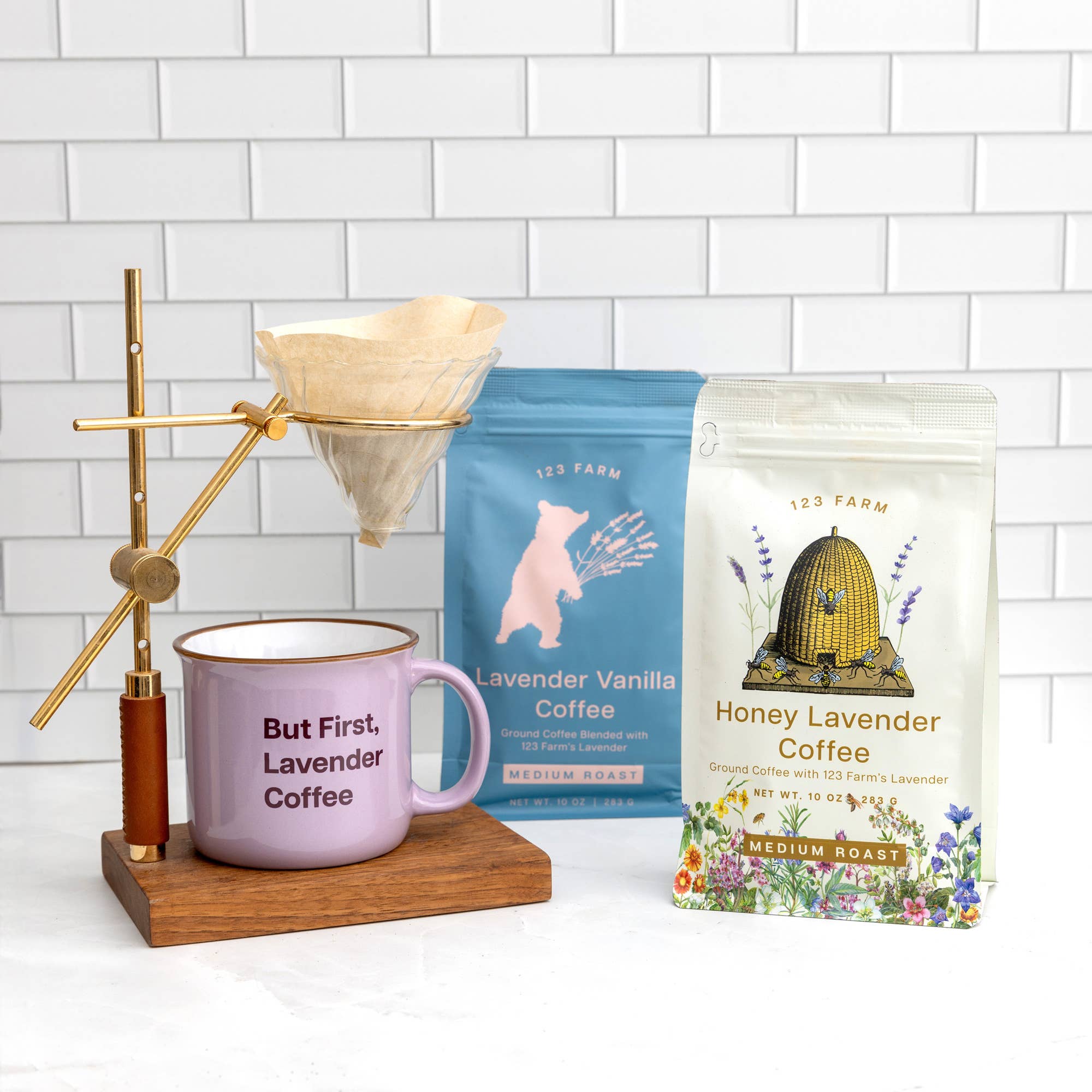 Honey Lavender Coffee – Organic Medium Roast, 10 oz Pouch - Image 2