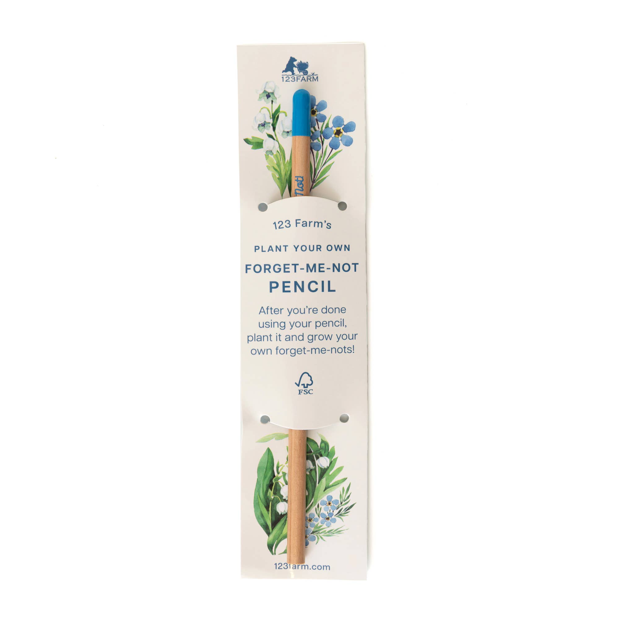 Forget-Me-Knot Plantable Pencil – Grow Your Own by 123 Farm