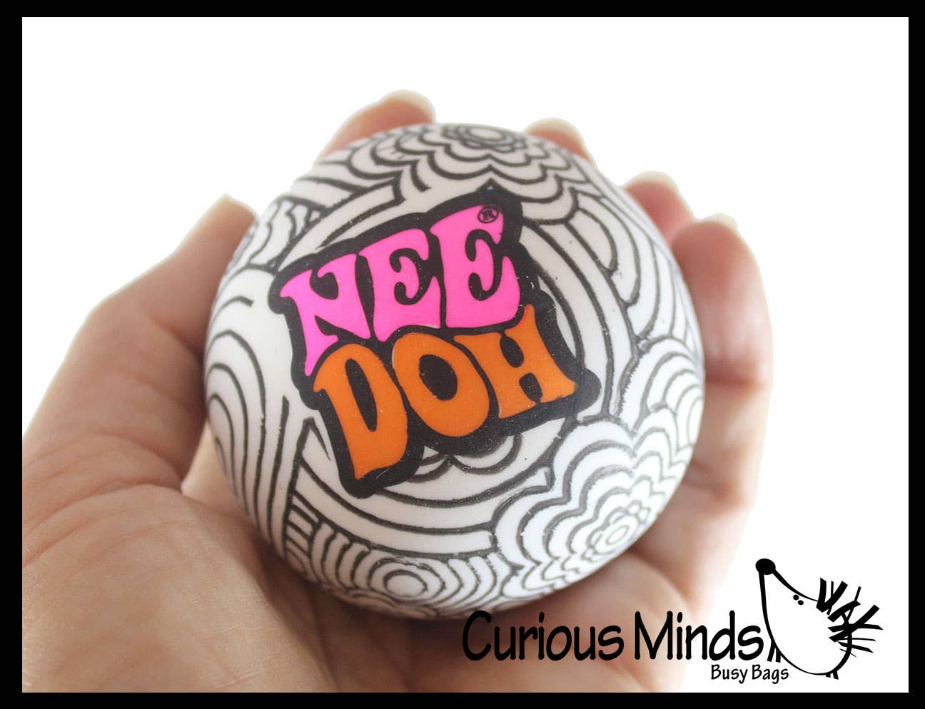 Nee-Doh Press-Doh Blank Black and White Color Changing Soft - Image 4