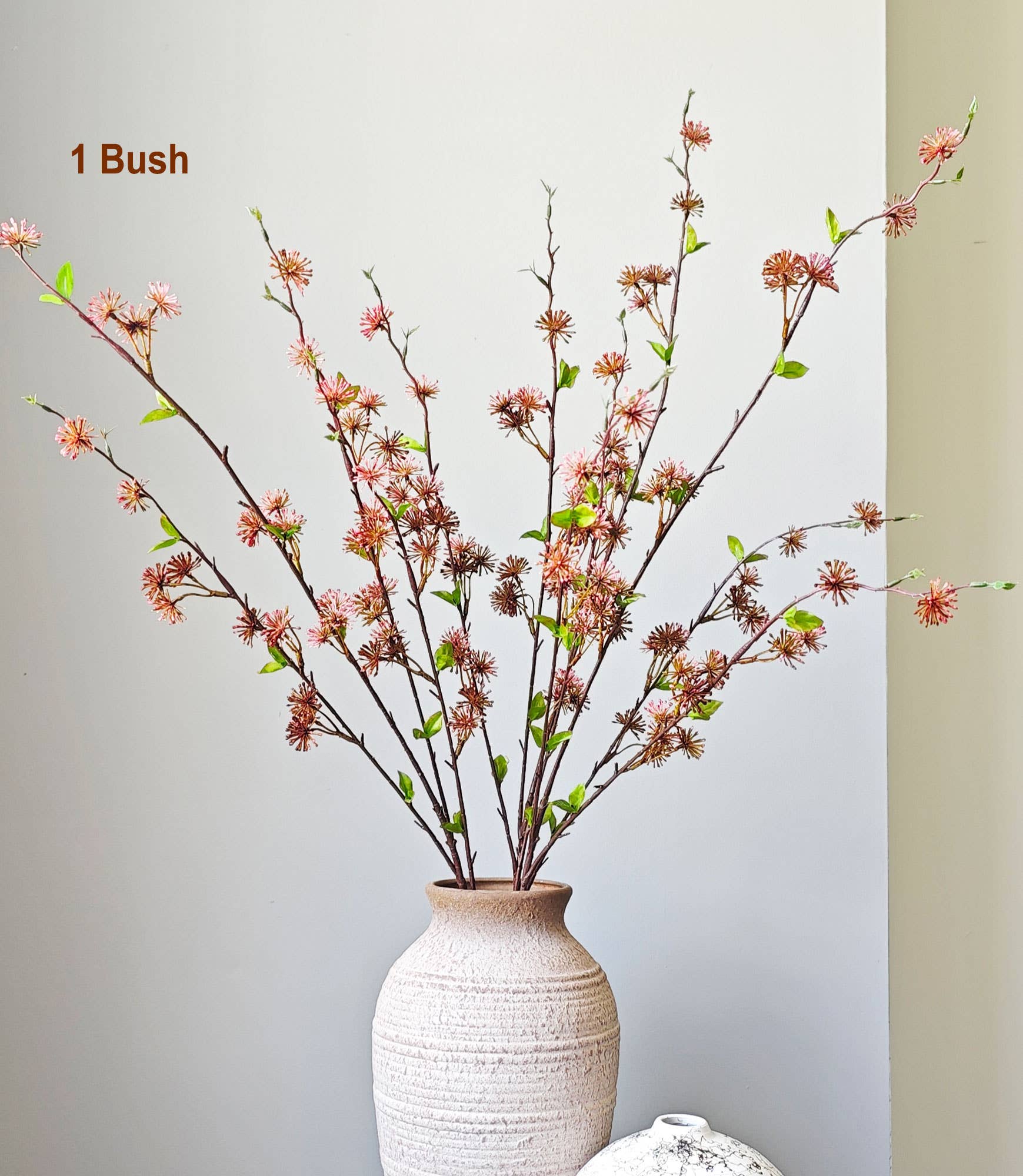 ES Essentials - Eucalyptus Seed Bush X 12, 36"H, Pink/Brown - Image 3