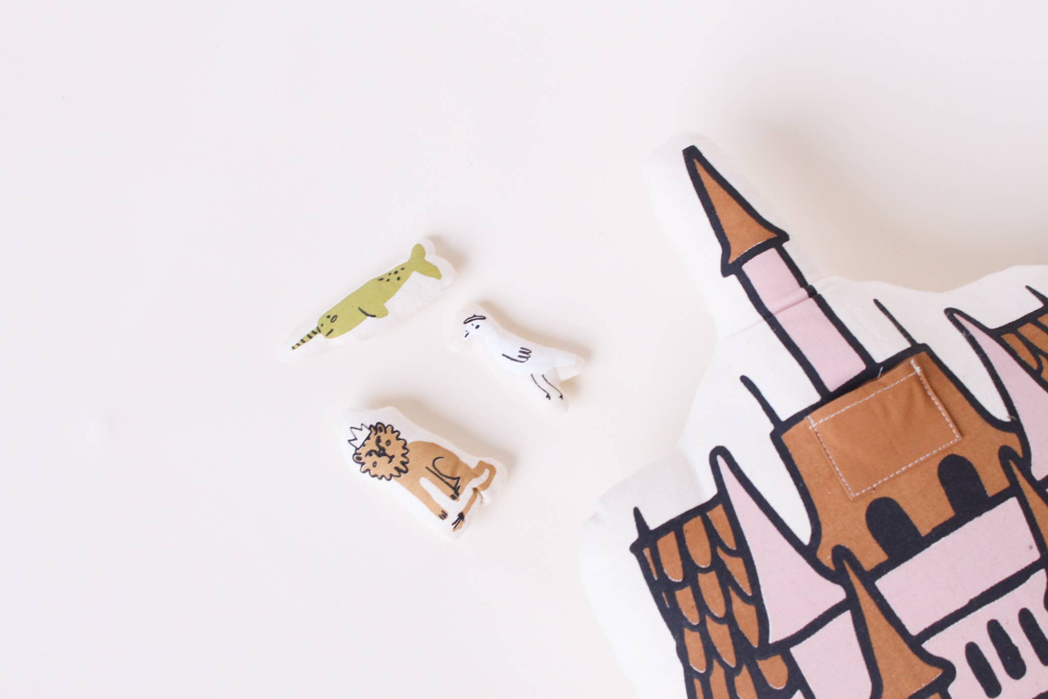 Imani + KIDS by Imani Collective - Interactive Castle Pillow - Canvas Material - Image 3