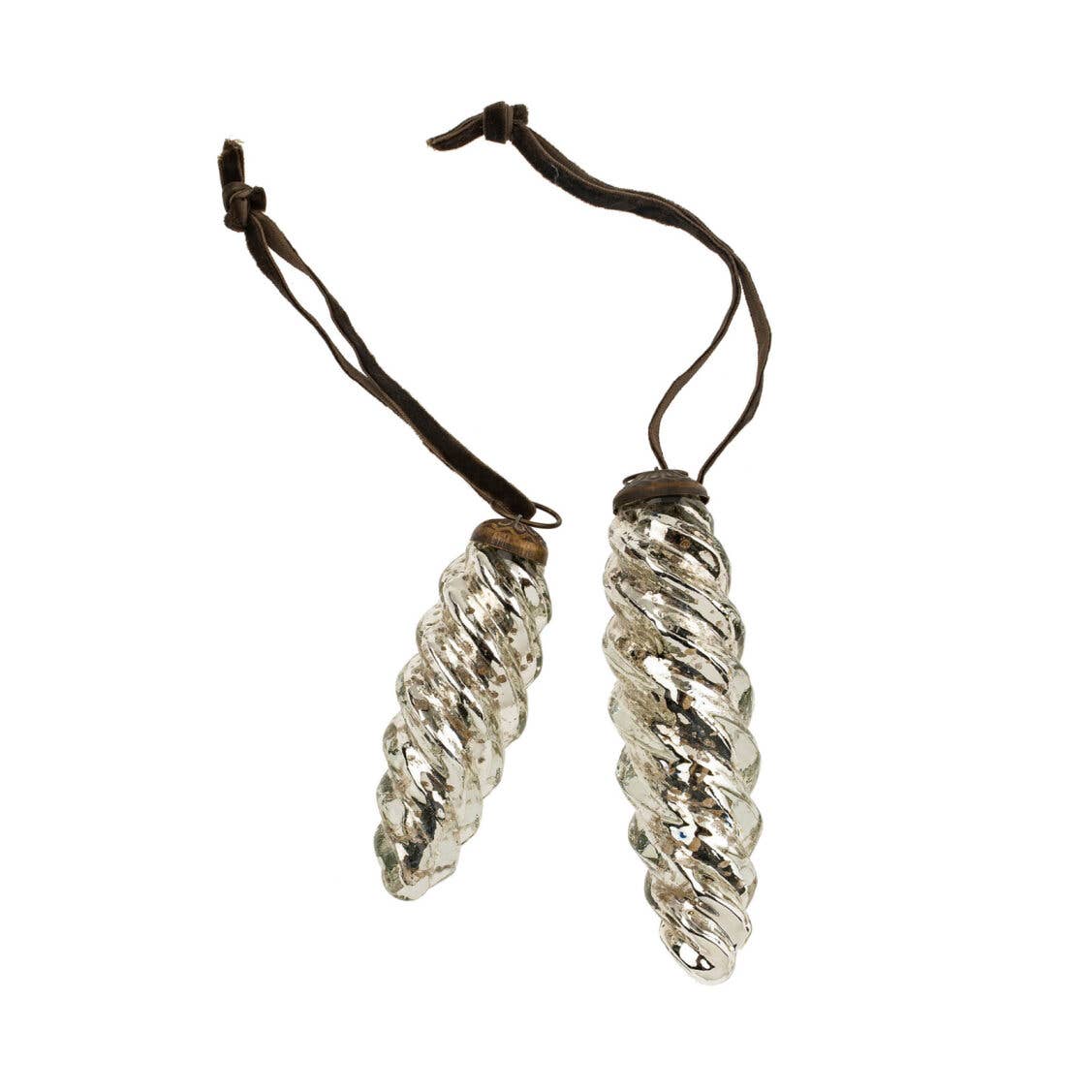 Icicle Ornament L, Silver - Image 2