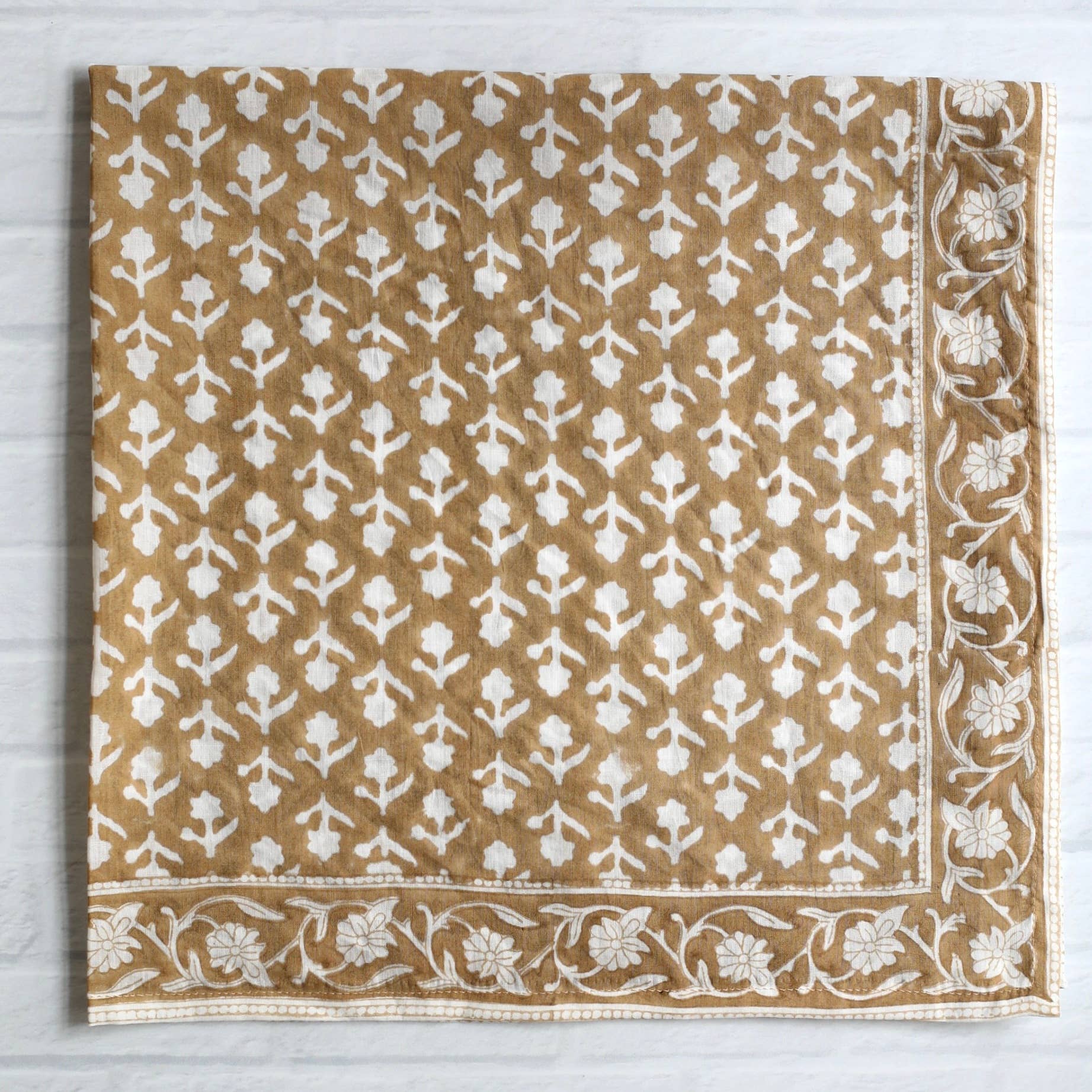 Pacific & Rose Textiles - Bandana Charlotte Caramel - Image 5