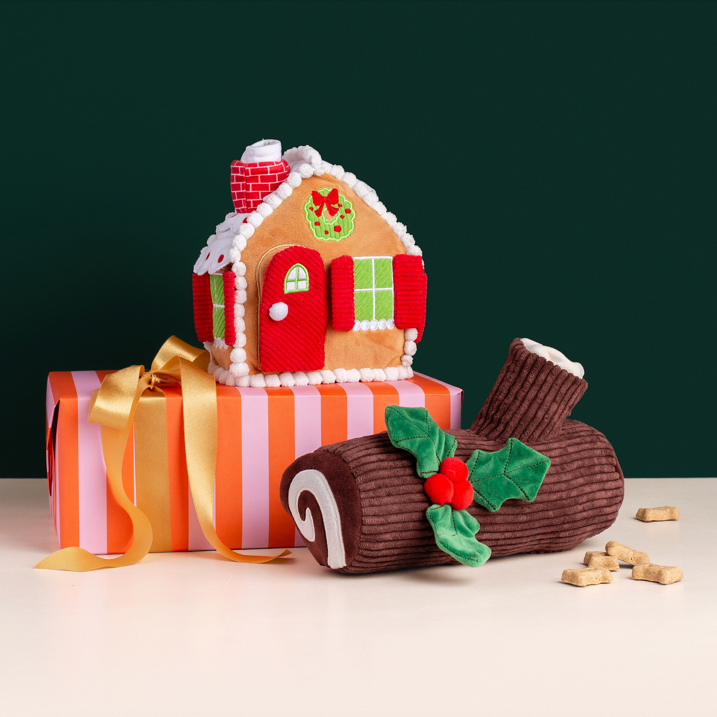 Gingerbread House Interactive Snuffle Holiday Dog Toy - Image 6