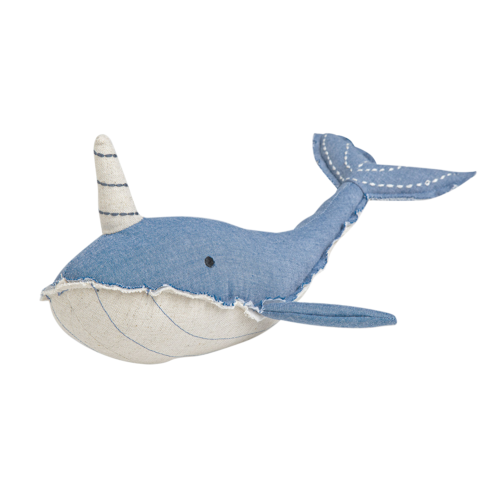 Crane Baby - Caspian Narwhal Plush Toy