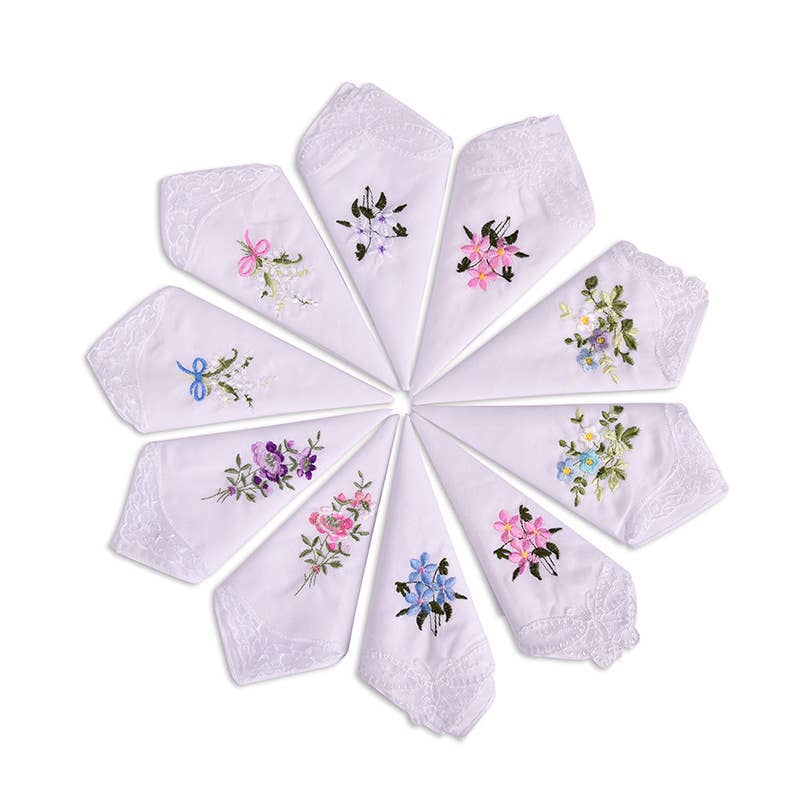 Embroidered Napkins Floral Lace - Image 6