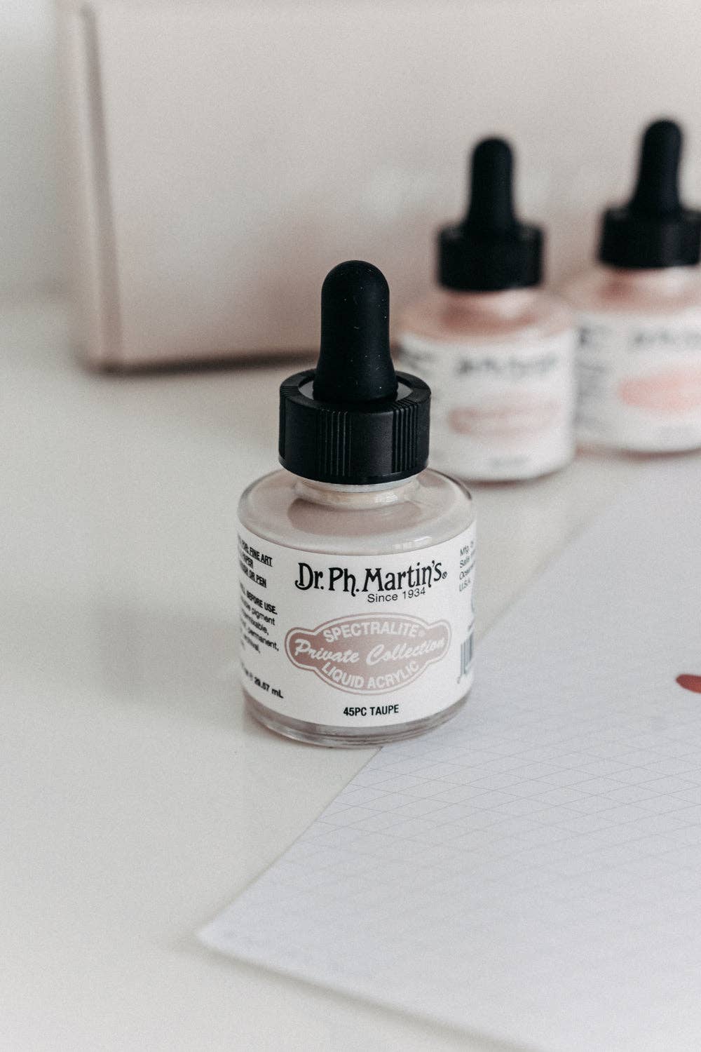 Warm Tone Calligraphy Ink Set of 5 - Image 3