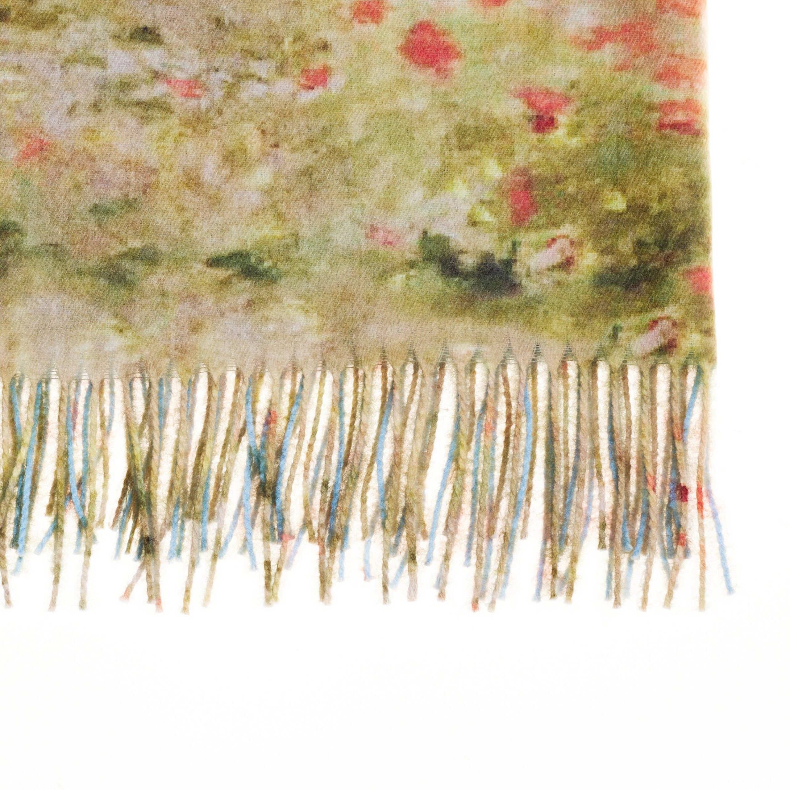 Claude Monet Poppy Field - Art Pashmina - Image 4