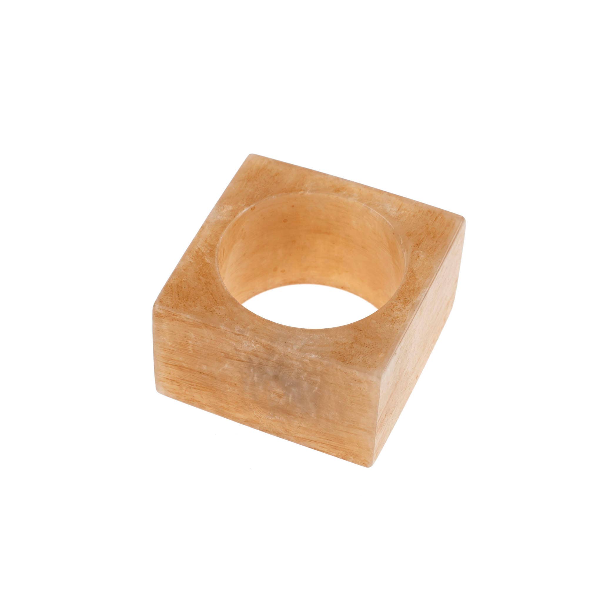 Resin Napkin Ring Amber