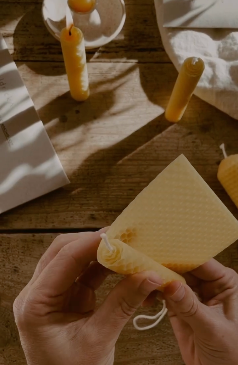 Goldrick Natural Living - Beeswax Candle Making Kit - Image 3