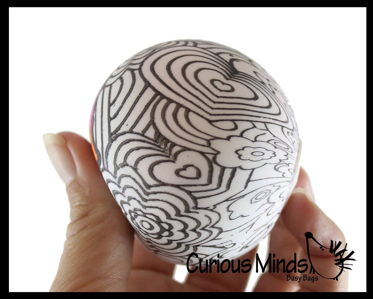 Nee-Doh Press-Doh Blank Black and White Color Changing Soft - Image 5