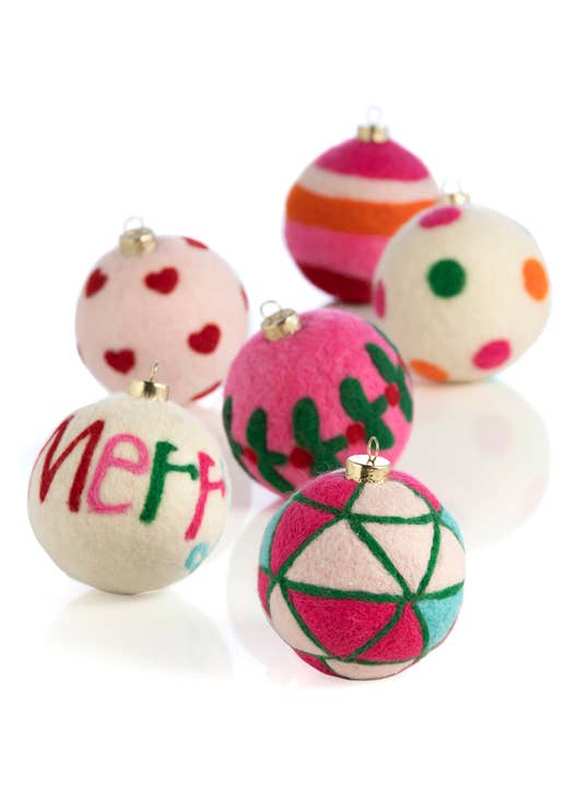 Medium Assorted Felt Ornaments