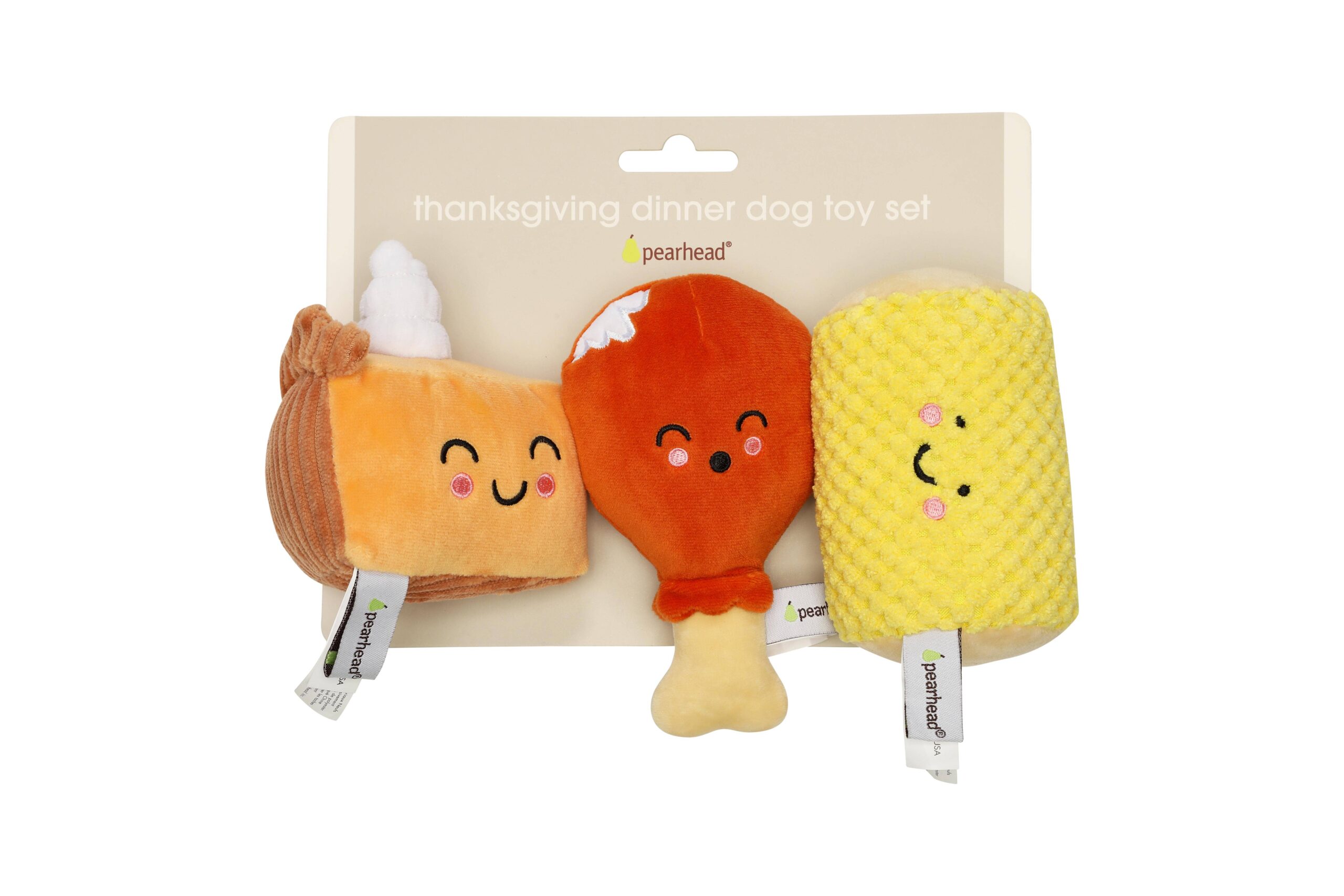 Thanksgiving Dinner Fall Dog Toys, Set of 3 - Image 6