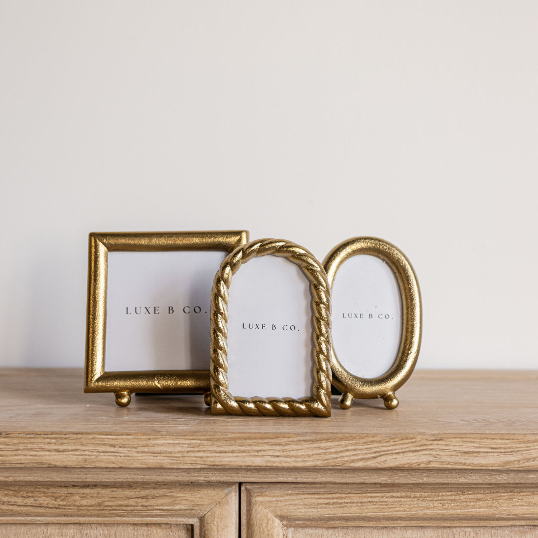 Brushed Brass Photo Frame: Arched - Image 2