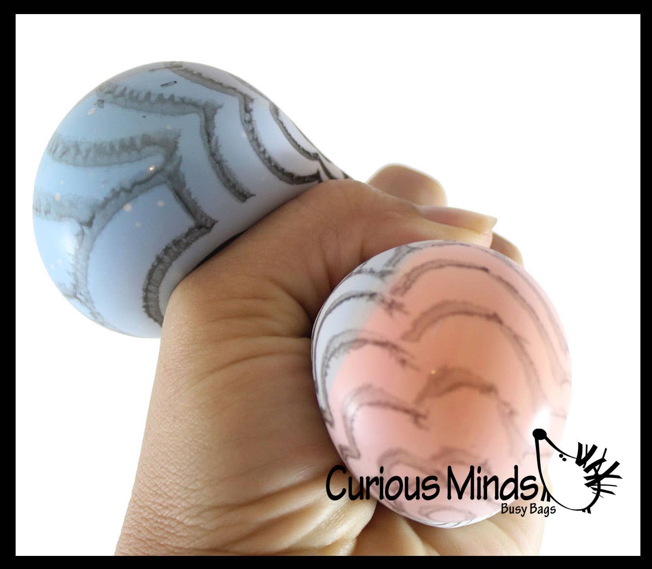 Nee-Doh Press-Doh Blank Black and White Color Changing Soft - Image 6