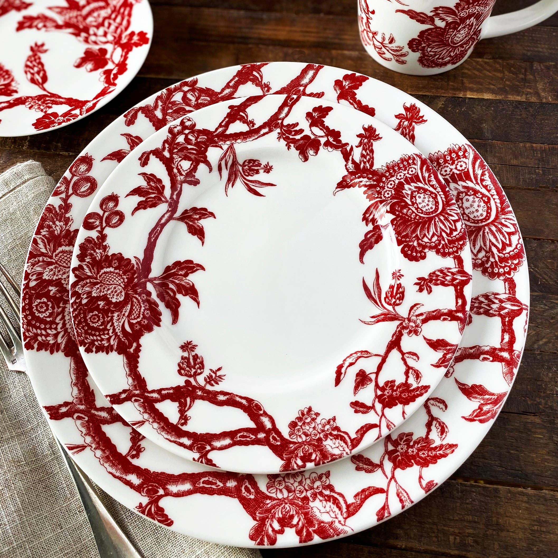 Caskata - Arcadia Crimson Small Plates, Set of 4 - Image 8