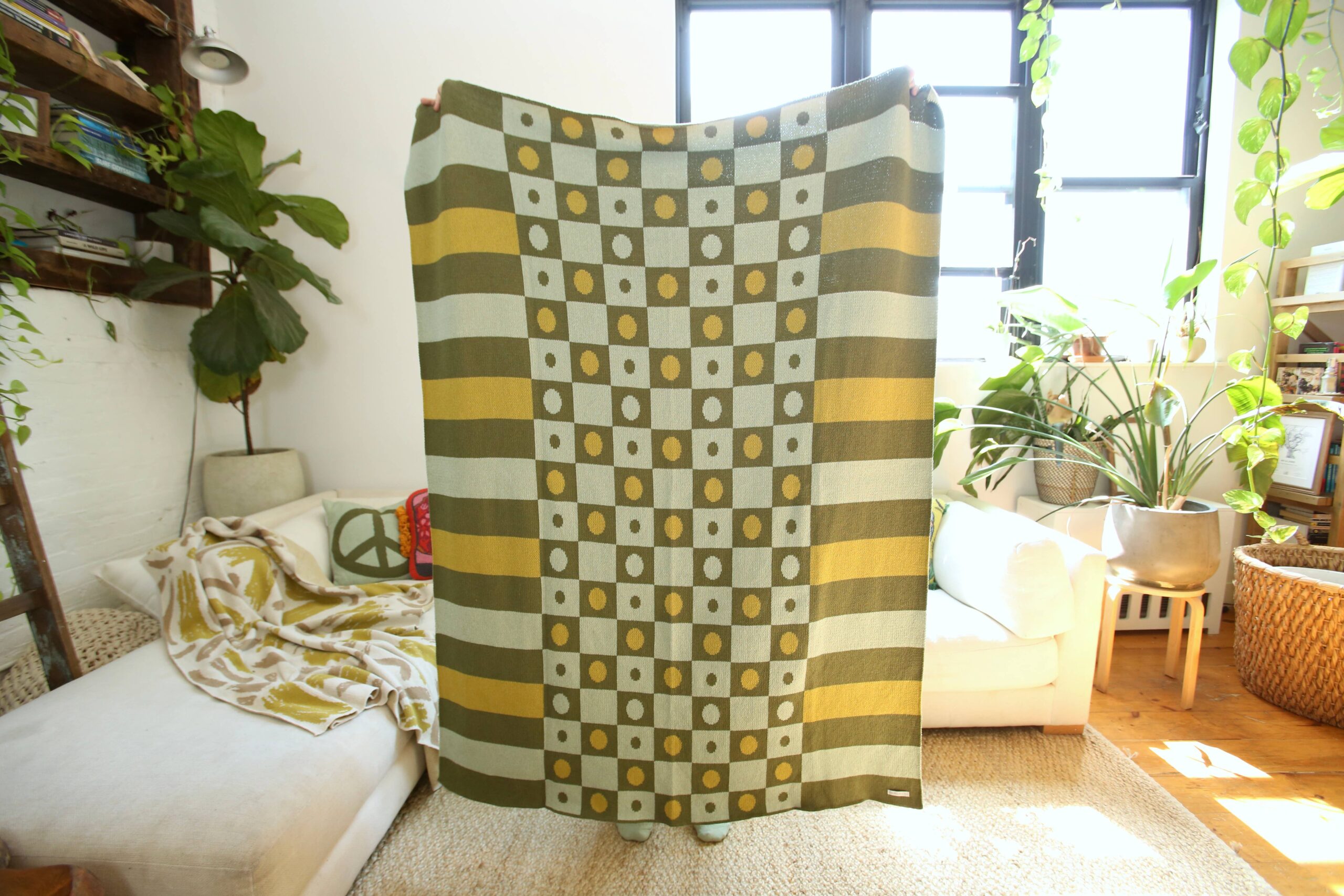 Calhoun & Co. - Checkmate Knit Blanket - Image 3