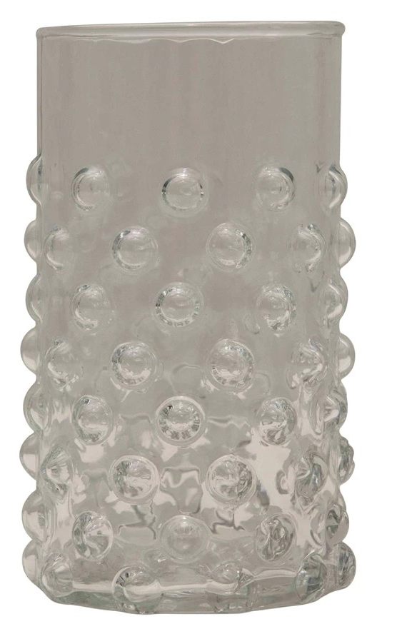 Hobnail Drinking Glass