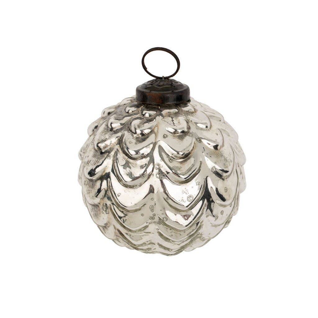 Silverfrost Holiday Ornament S, Waves