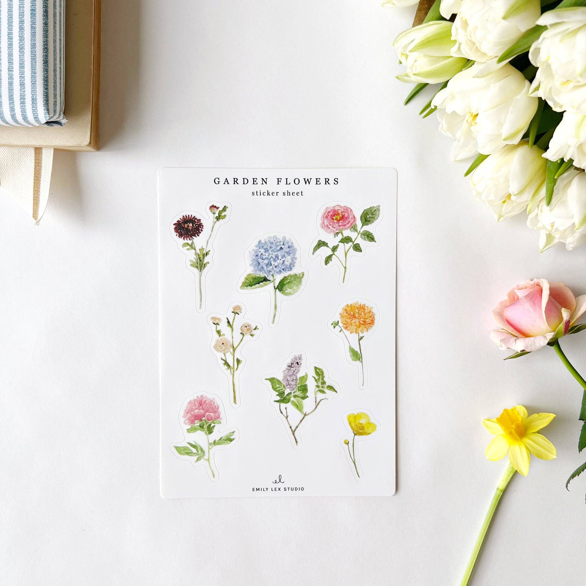 Garden flowers sticker sheets - Image 3
