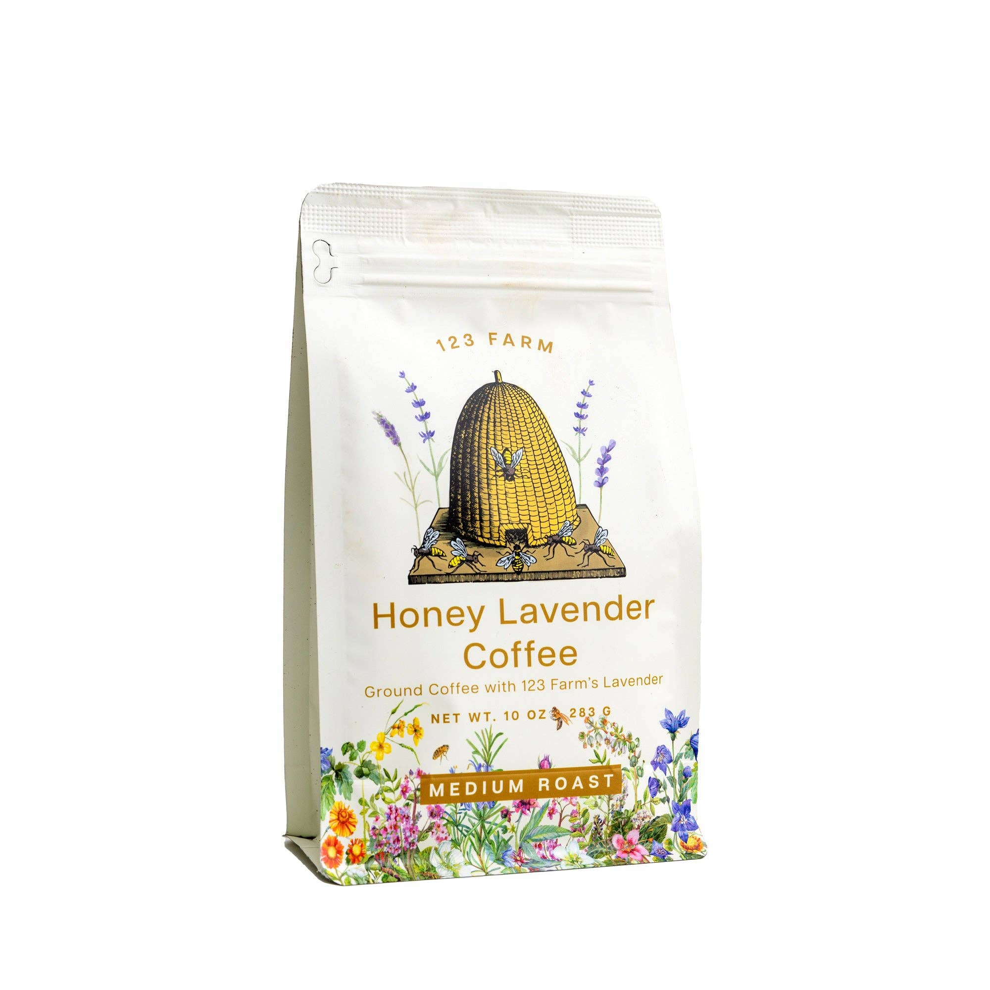 Honey Lavender Coffee – Organic Medium Roast, 10 oz Pouch
