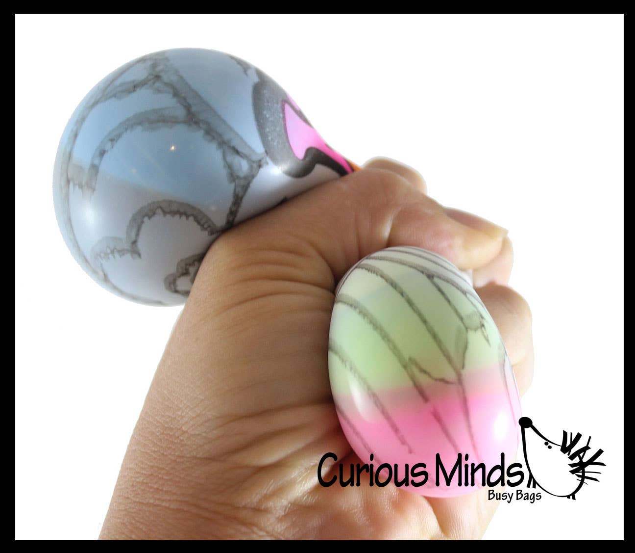 Nee-Doh Press-Doh Blank Black and White Color Changing Soft - Image 7