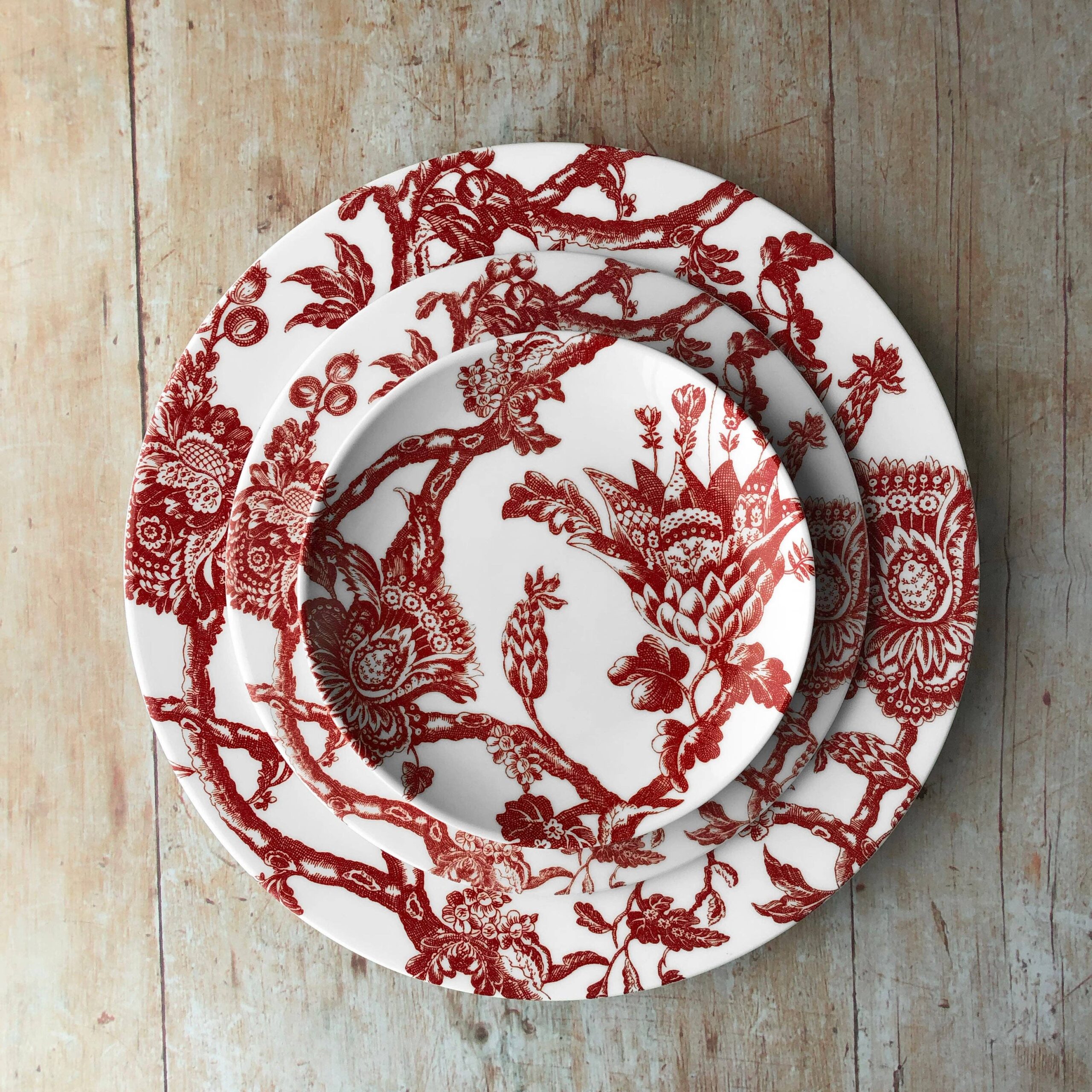 Caskata - Arcadia Crimson Small Plates, Set of 4 - Image 5