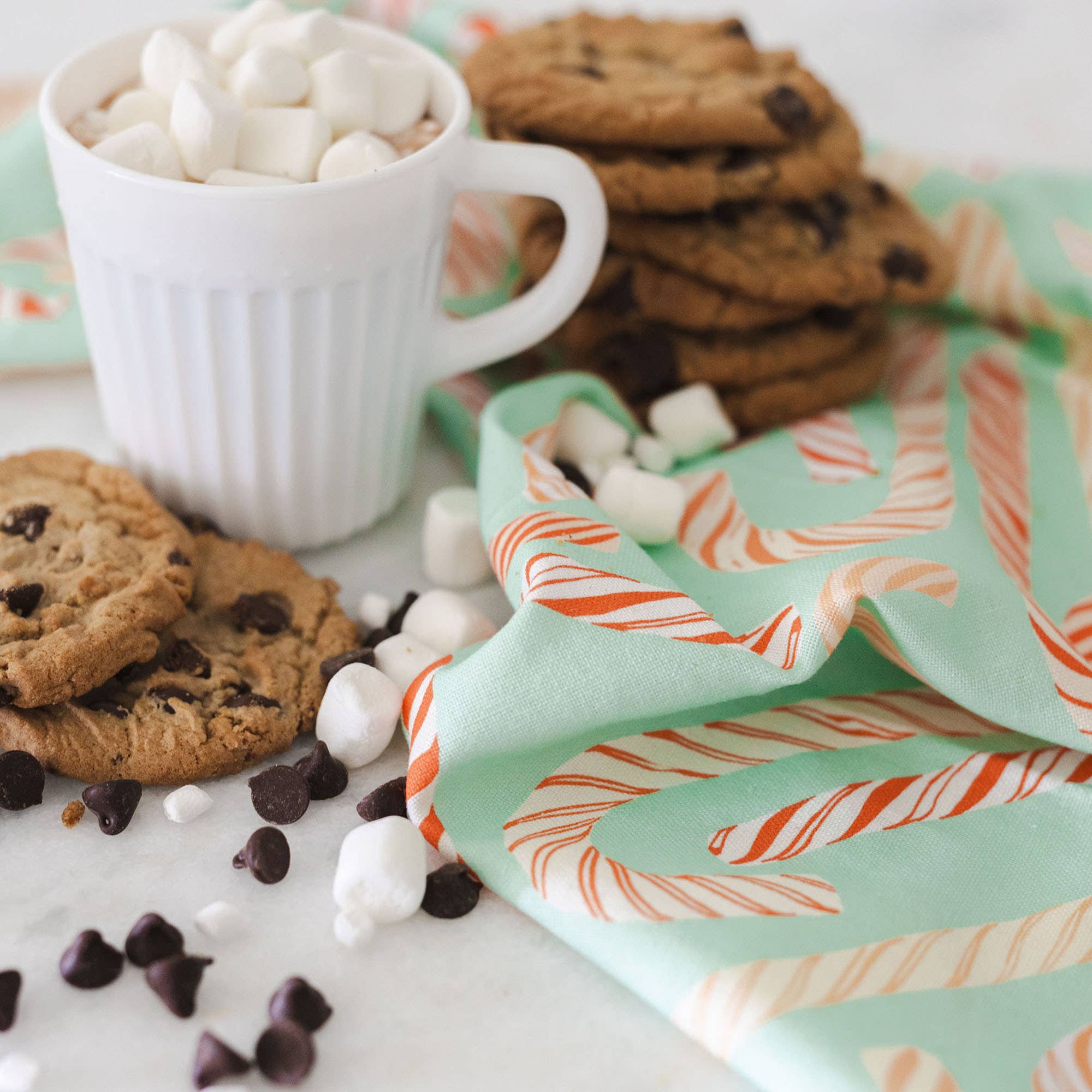 Candy Cane Kitchen Towel - Image 2