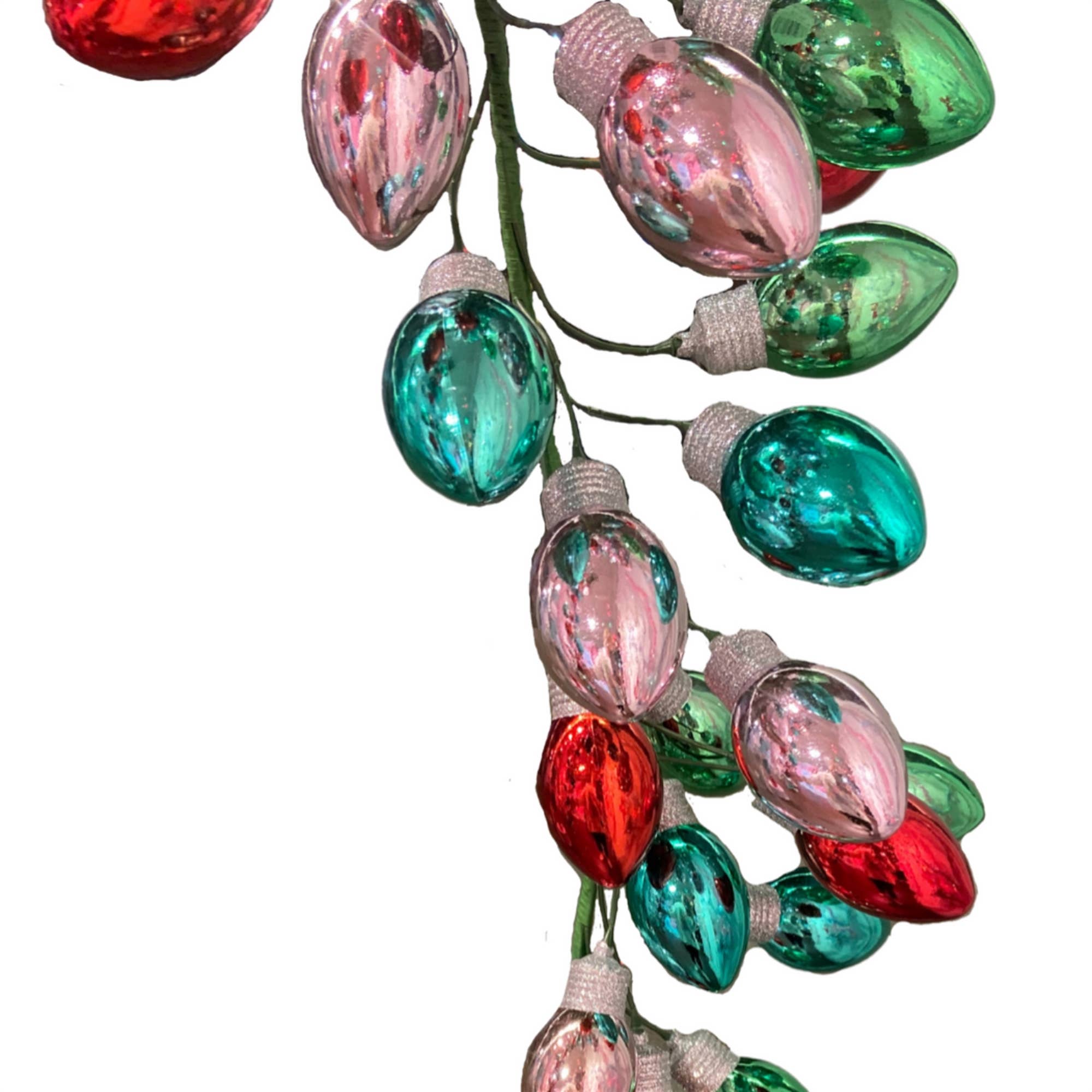 70.8" Christmas Bulbs Garland (Multi Color)