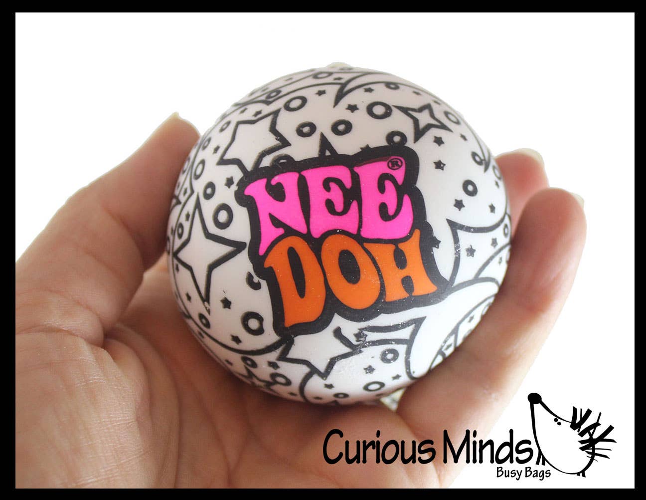 Nee-Doh Press-Doh Blank Black and White Color Changing Soft - Image 8