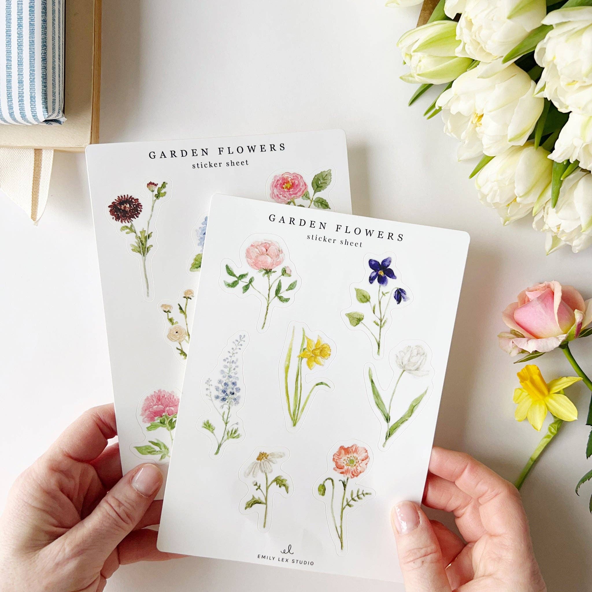 Garden flowers sticker sheets - Image 5
