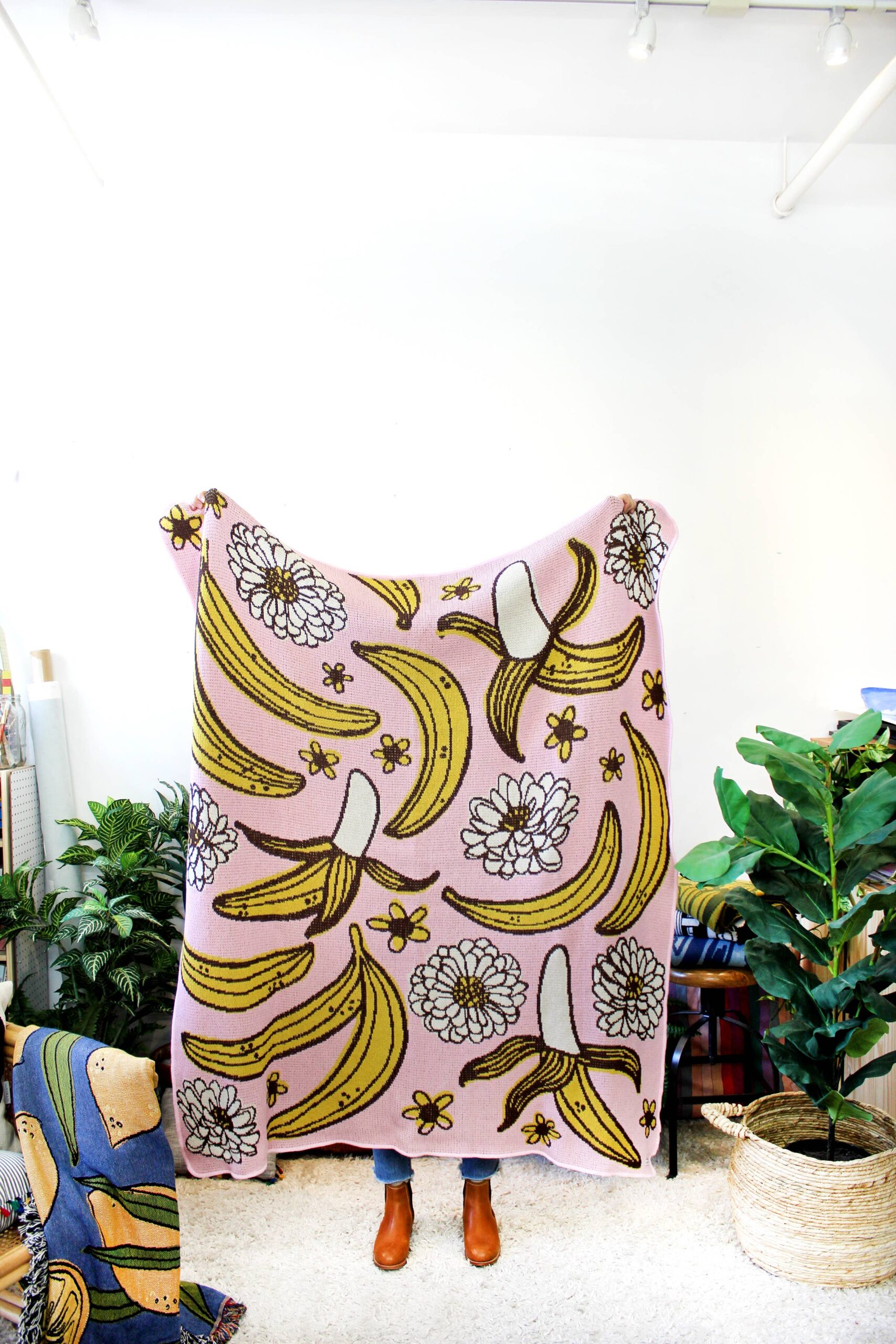 Calhoun & Co. - Banana Jam Knit Blanket