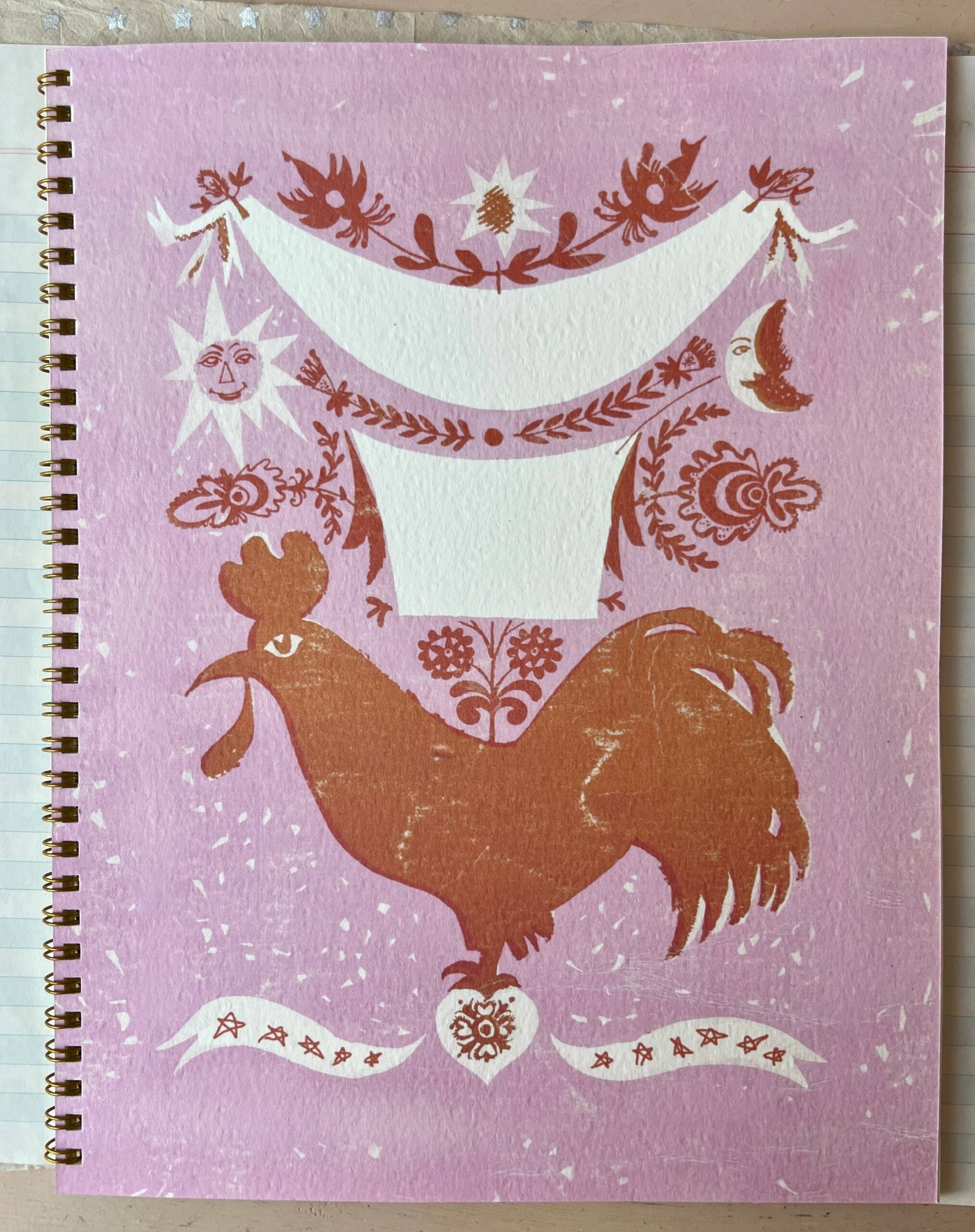 French Storybook Notebooks: Rooster Lined
