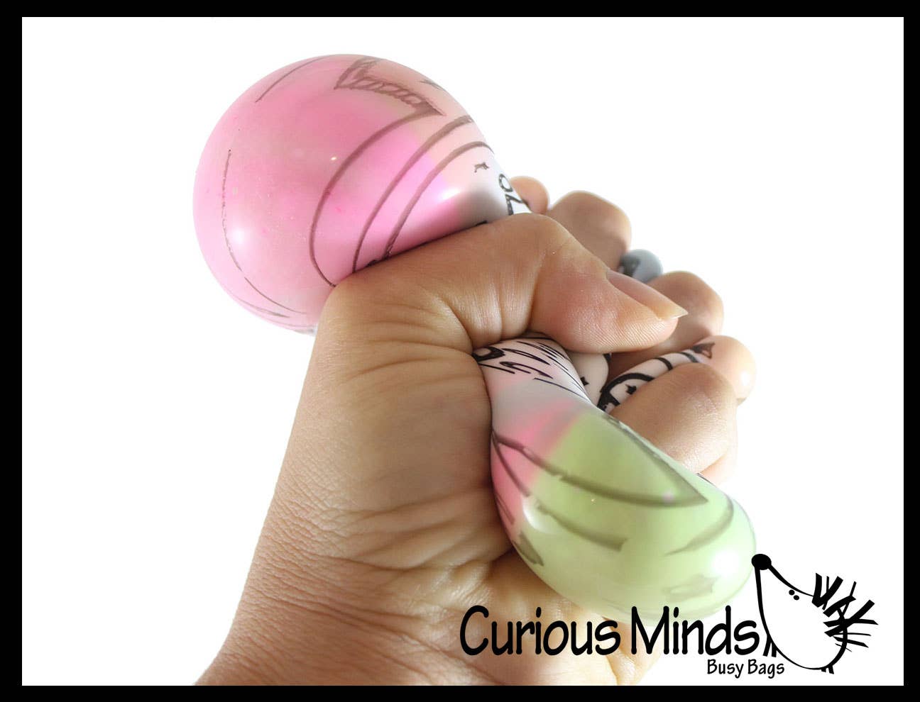 Nee-Doh Press-Doh Blank Black and White Color Changing Soft - Image 11